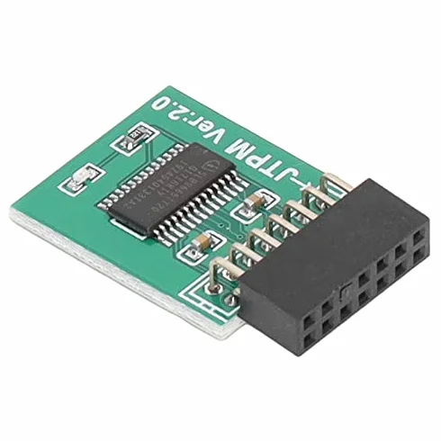 Dla Modułu MSI TPM 2.0 Silne Szyfrowanie 14-pinowy Interfejs LPC Płyta Modułu TPM na PC Win11 Zielony