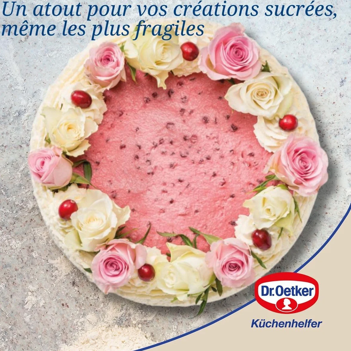 Dr. Oetker Back-Trend Okrągła Tortownica z obrzeżem 26 cm