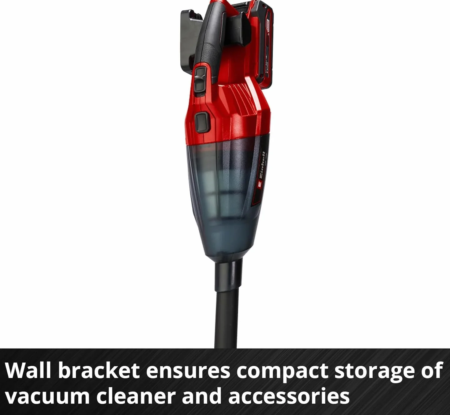 Einhell Akumulatorowy odkurzacz ręczny TE-VC 18 Li-Solo Power X-Change (litowo-jonowy, pojemnik na kurz 540 ml, w tym 3 ssawki, przedłużenie, uchwyt ścienny, bez akumulatora i ładowarki)