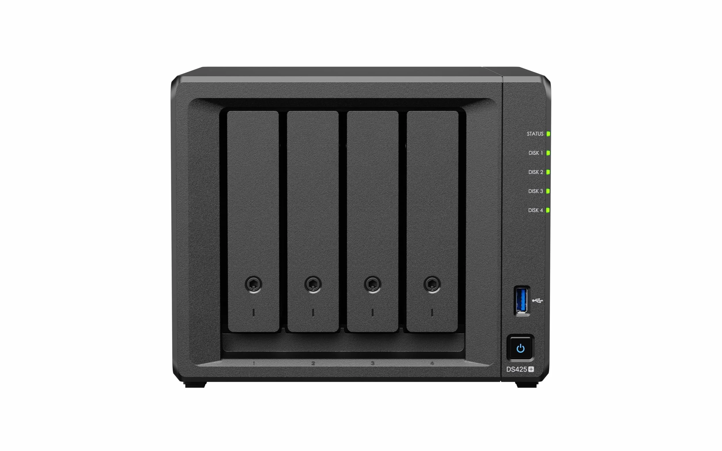 DS425+ 4-Bay Synology NAS – kompaktowe rozwiązanie pamięci masowej z wbudowanym portem 2,5 GbE
