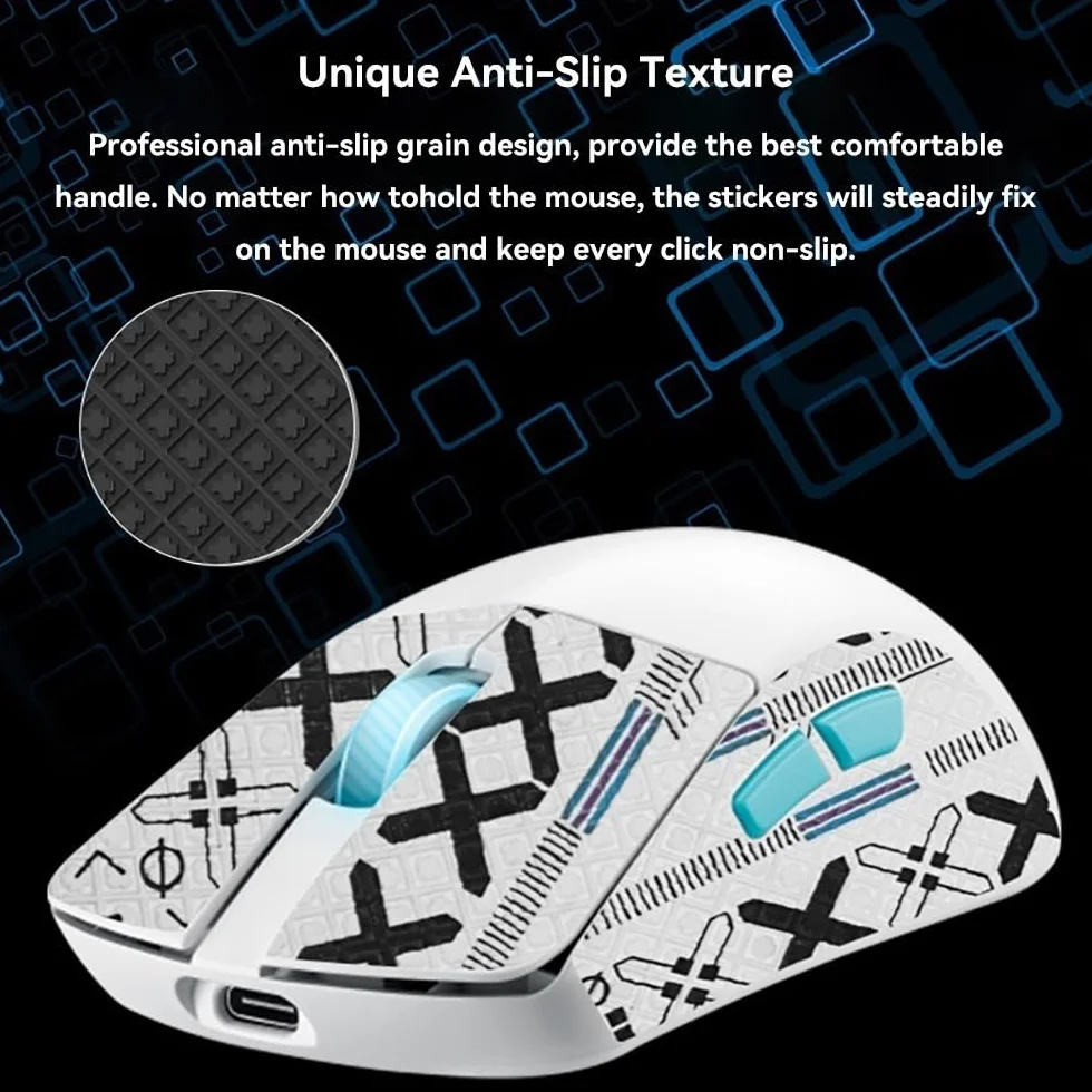 Mouse Anti Slip Grip Tape, Sweat Resistant Sticker For ROG Harpe Ace/Harpe Ace Mini Gaming Mouse(2,Harpe Ace)