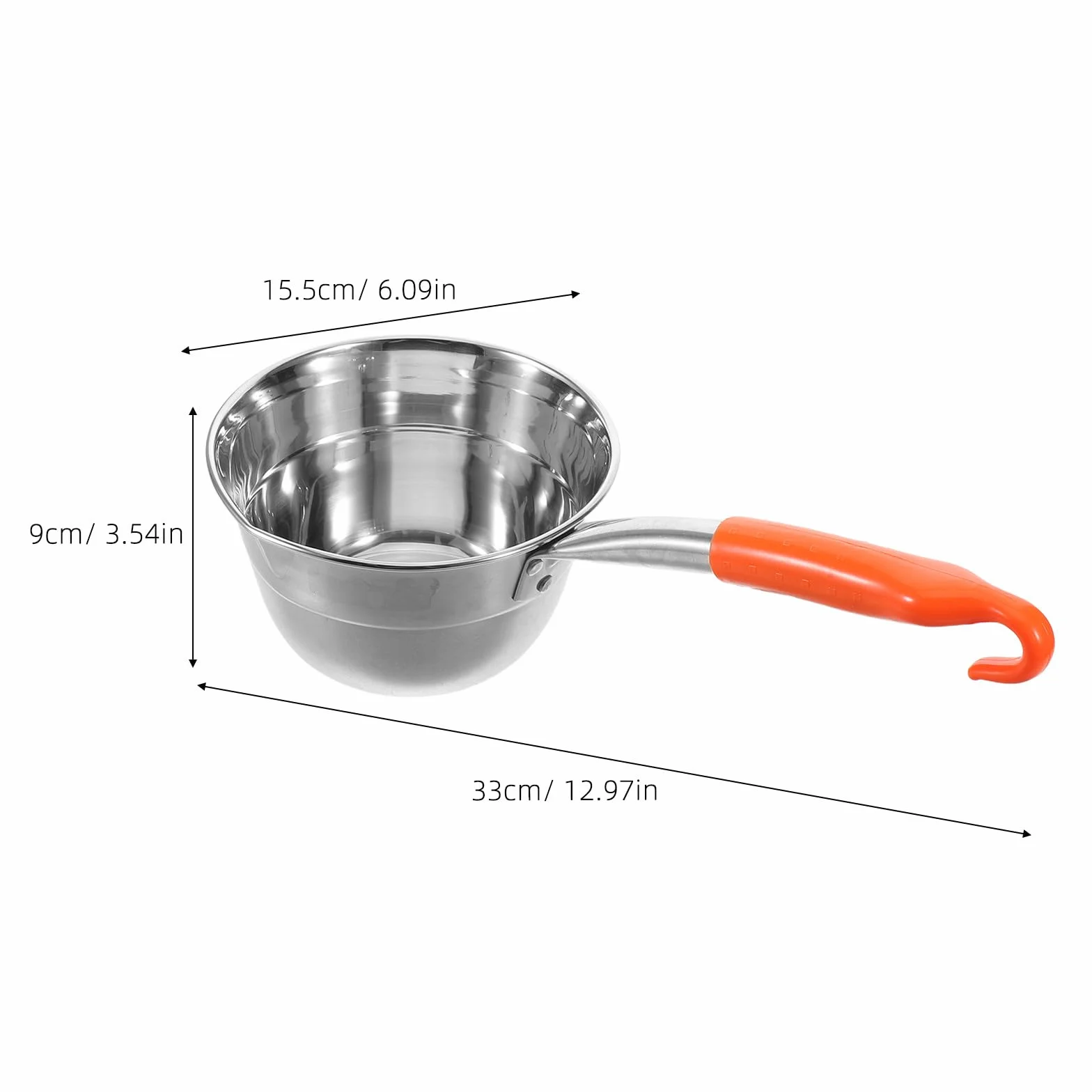COLLBATH Łyżka chochla stalowa czerpak do wody 14 cm