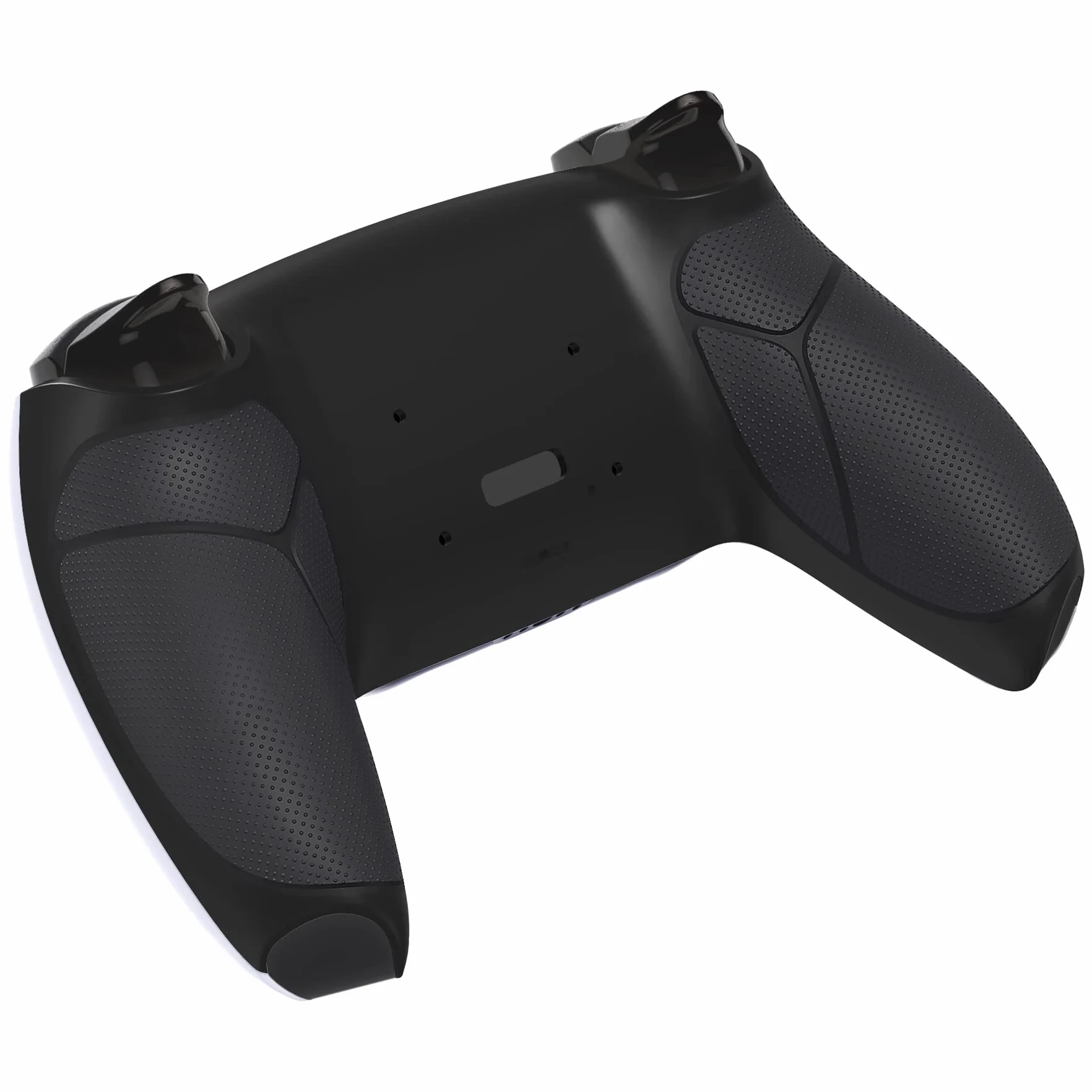 Czarny Wydajna Gumowana Rękojeść Przeprojektowana Back Shell dla ps5 Controller eXtremerate Rise & RISE4 Remap Kit - Controller & Rise Remap Board Nie Są Wliczone W Cenę