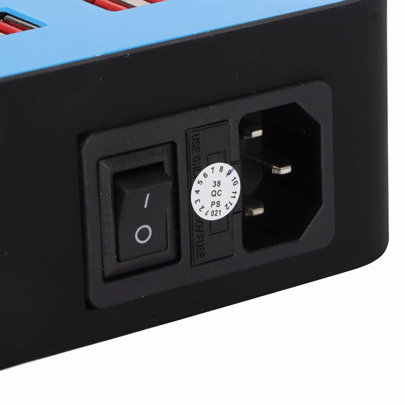 60-portowa Stacja Szybkiego ładowania USB z Inteligentnym Chipem, ochroną przeciwprzepięciową i globalną kompatybilnością z Wieloma Urządzeniami, Odpowiednia dla Hoteli, (wtyczka