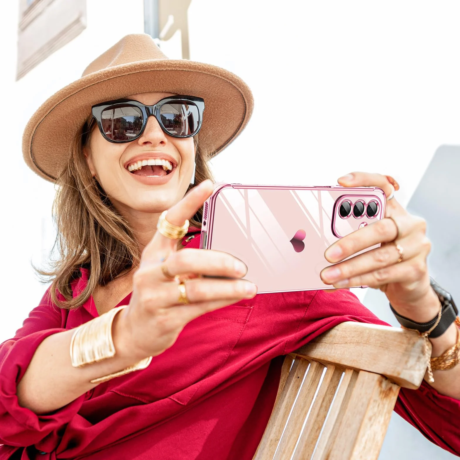 LeYi Etui do Samsung Galaxy A26 5G etui z folii ze szkła hartowanego [2 opakowanie], miłość serce zderzak miękki silikon TPU cienki futerał ochronny na aparat do Samsung A26 kobiet, różowy