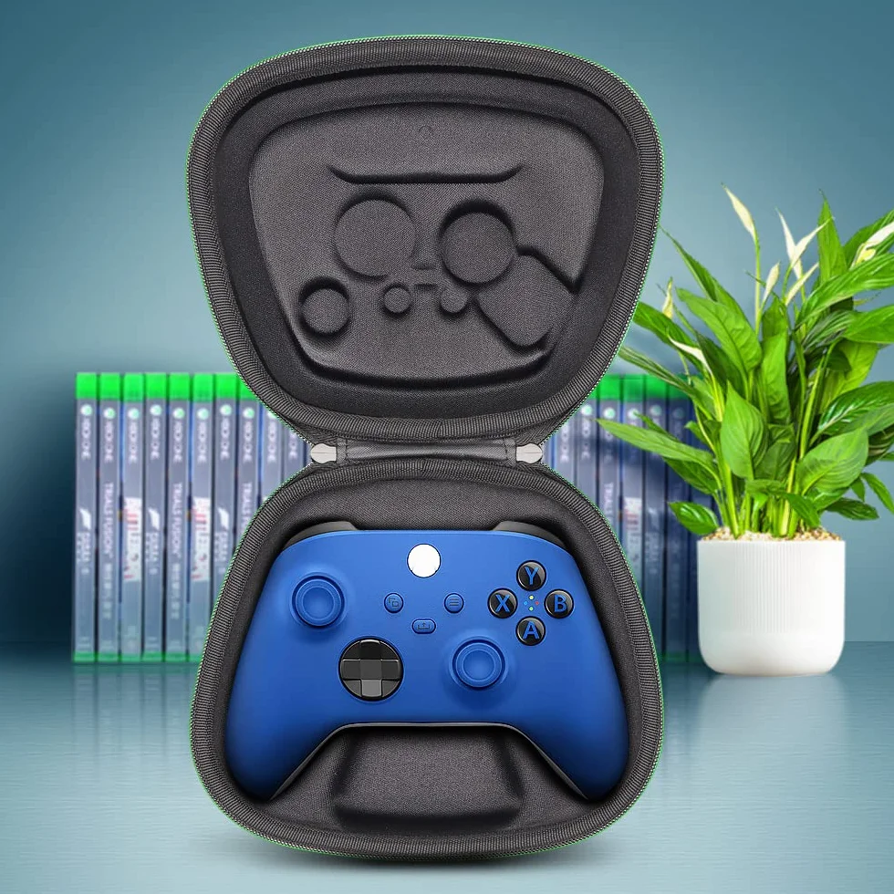 sisma Torba transportowa Etui podróżne Kompatybilny z Kontroler Bezprzewodowy Xbox Series X/S i Core, Torba przechowywania i ochronna na Pad do gier Xbox, Czarny