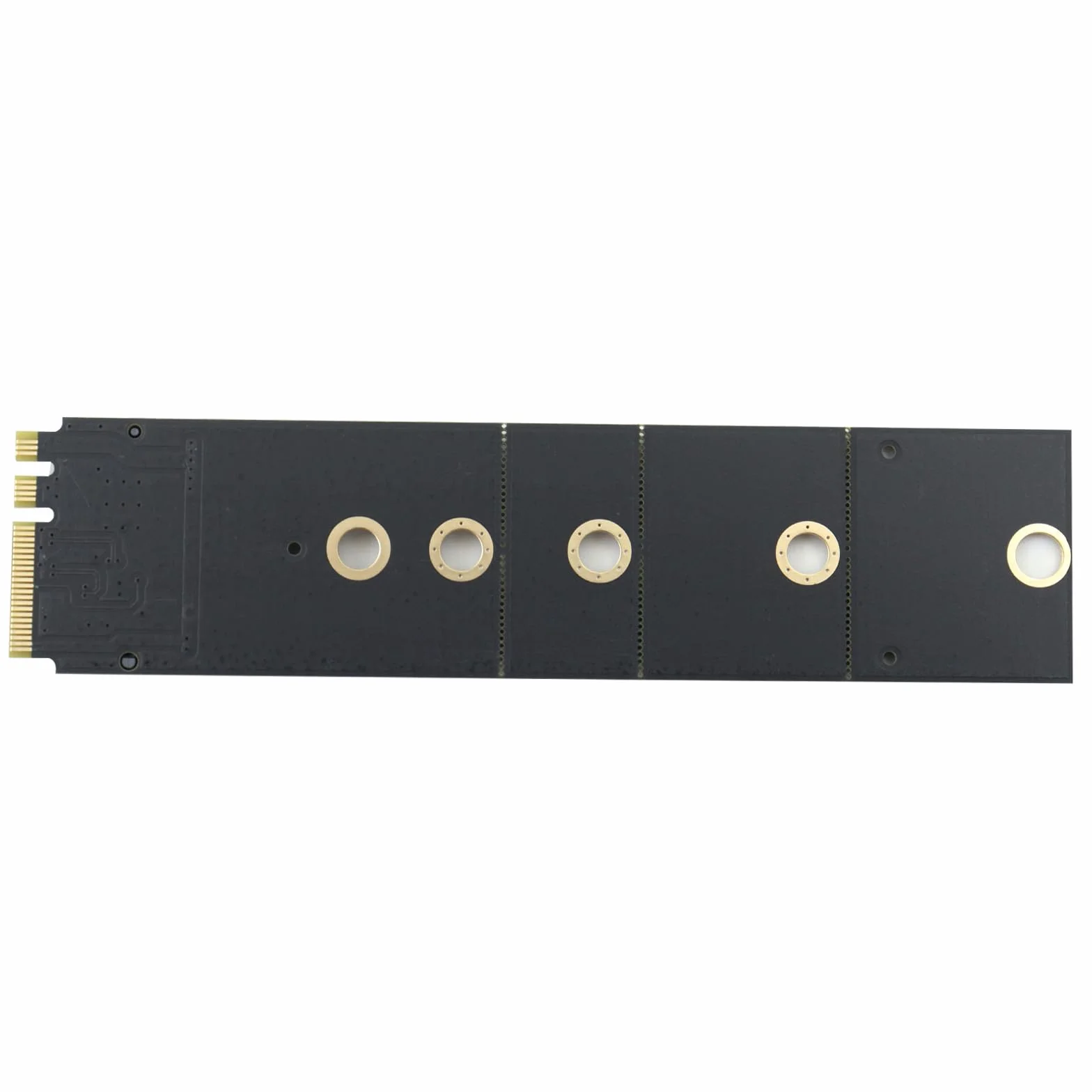 POFET Nvme Adapter, karta konwertera M2 Key A/E na NVME do interfejsu karty sieci WiFi na interfejs dysku twardego M.2