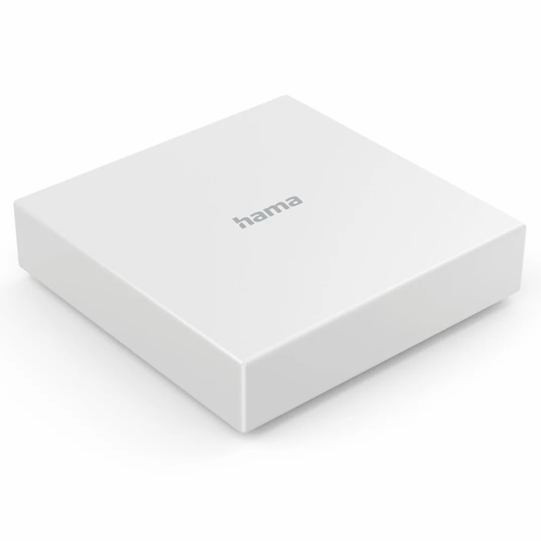 Hama Mostek Bridge WIFI ZIGBEE THREAD MATTER Centralka Smart Home, Kompaktowy, Zintegrowany Ekosystem, Kompatybilny z Alexa, Apple Home, Google Home, Zasilany przez USB-C