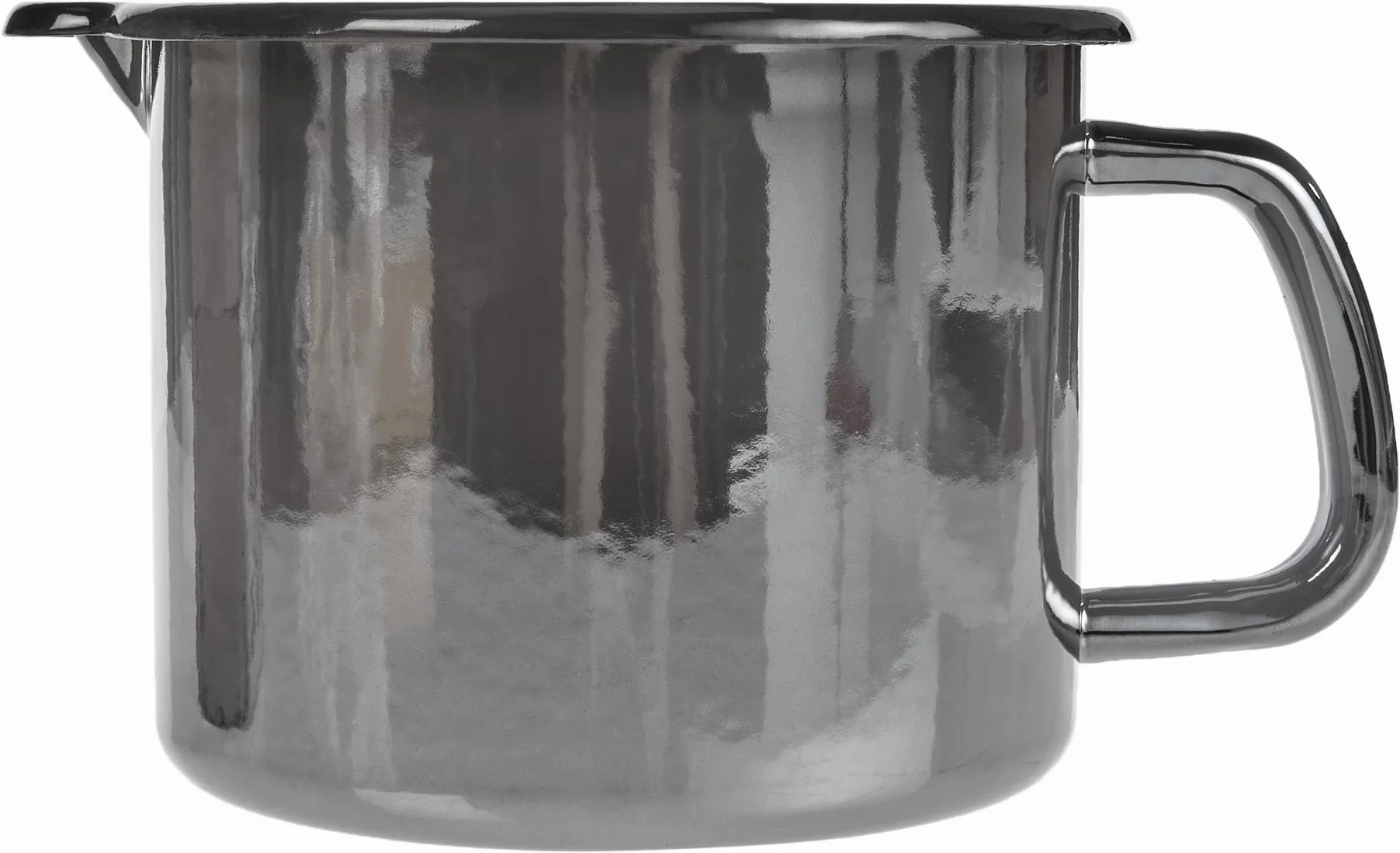 Garnek emaliowany do mleka Profi-Black-Star 14 cm czarny GSW 255141