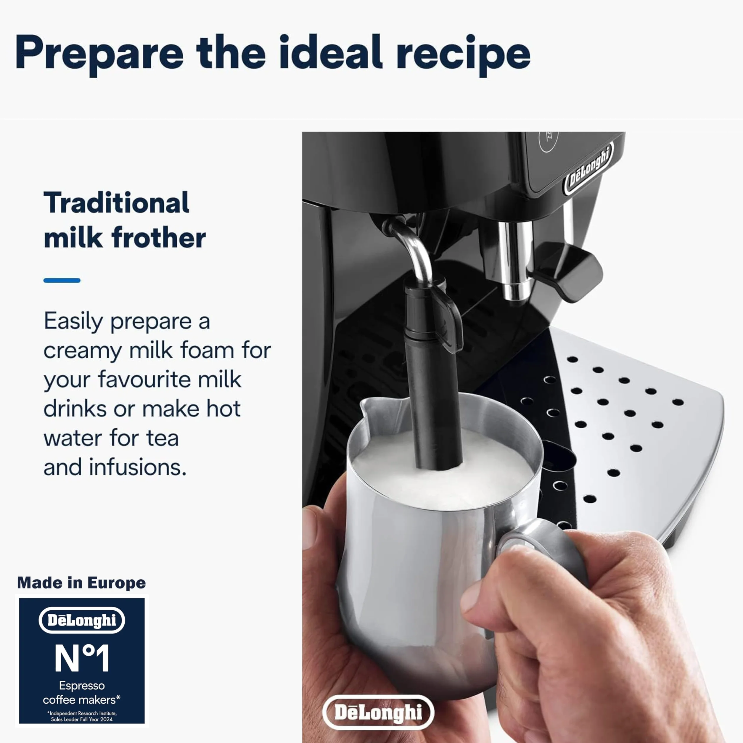 De'Longhi Magnifica Start ECAM222.20.B Automatyczny ekspres do kawy, 1450 W, czarny