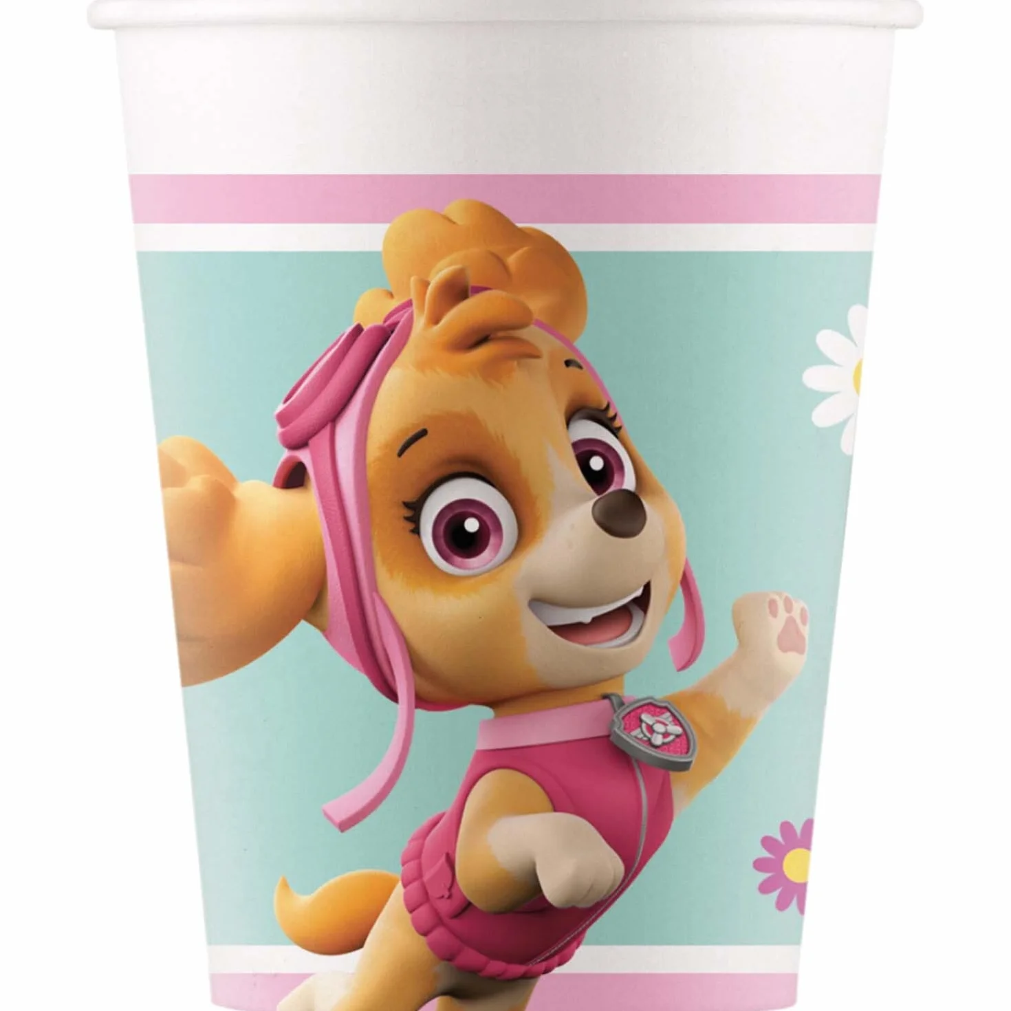Procos DY10273867 - Paw Patrol Skye & Everest Party Set Small, talerze, kubki i serwetki, dekoracja stołu, dekoracja urodzinowa