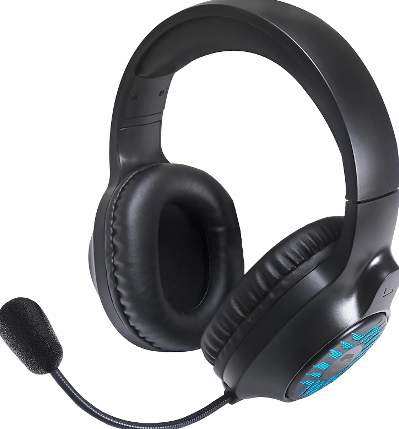 Speedlink TYRON - Zestaw słuchawkowy do gier RGB z mikrofonem do komputera PC PS4/PS5/Xbox Series X/S/Switch, oświetlenie RGB, z kablem jack 3,5 mm, adapter Y, czarny