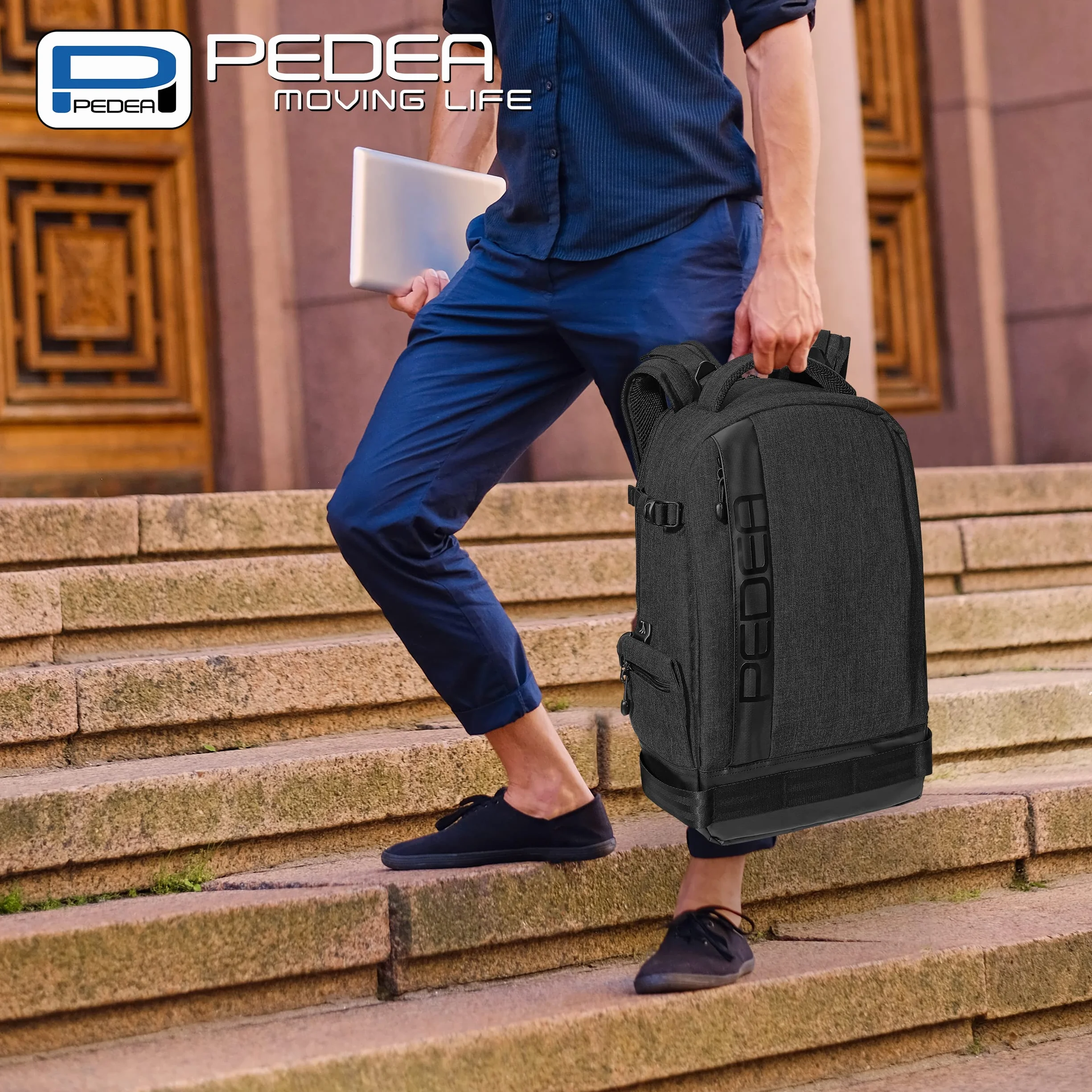 PEDEA 65065452 Wodoodporny Plecak na Aparat Cyfrowy i Akcesoria Czarny