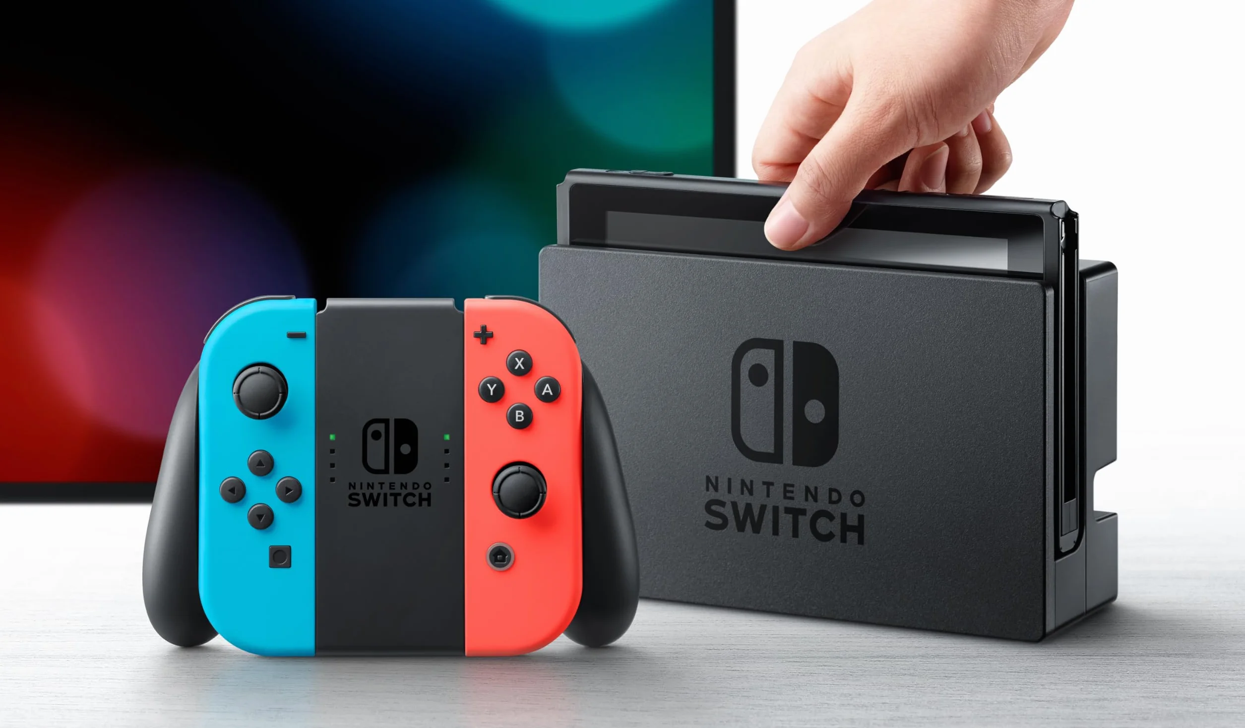 Switch Console 1.1 Neon Blue/Neon Red NEW