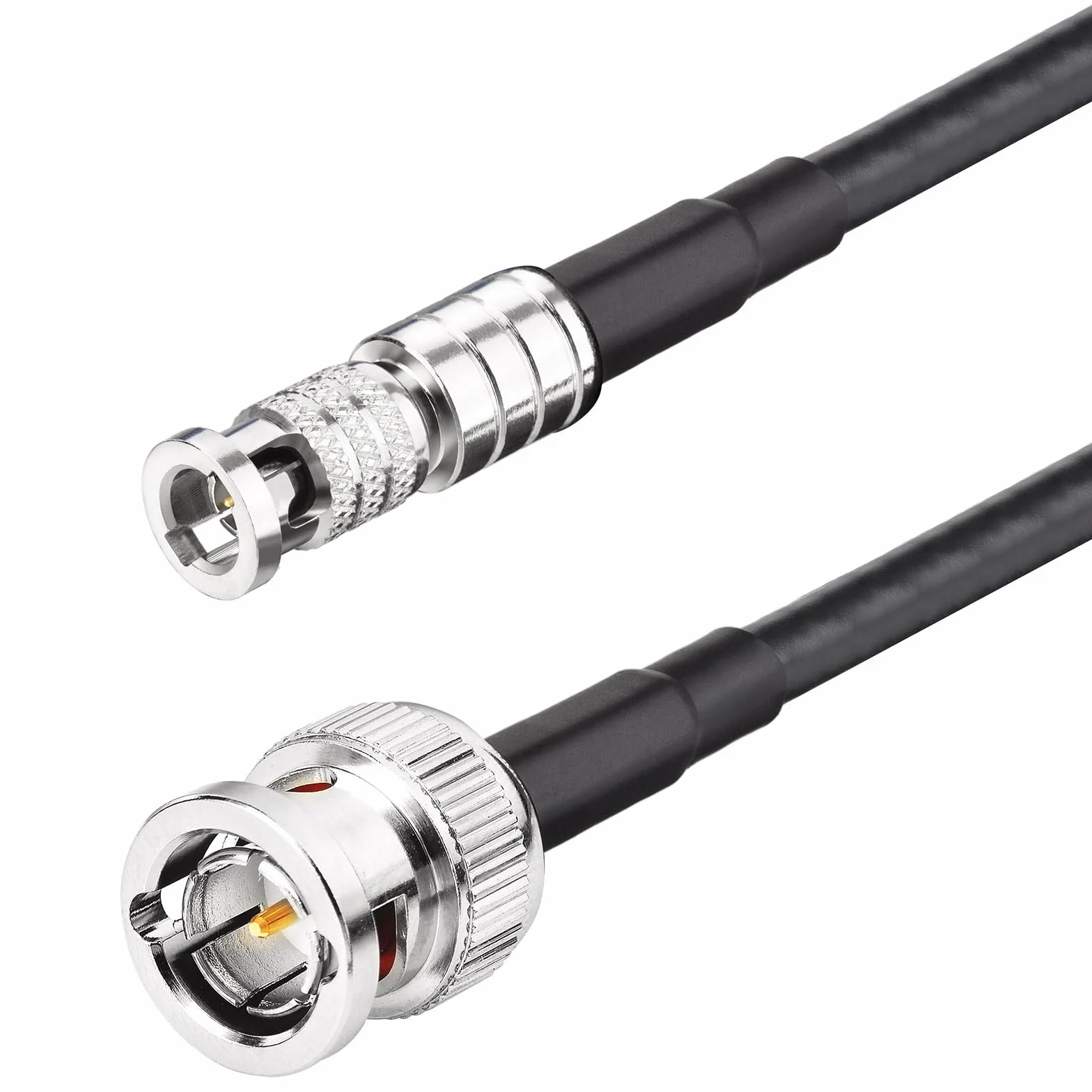 Superbat BNC 3G/6G/HD 30cm Cable, BNC Male to Micro Male 75Ohm Belden 1855A for Camera, Digital Video Transmission, Blackmagic