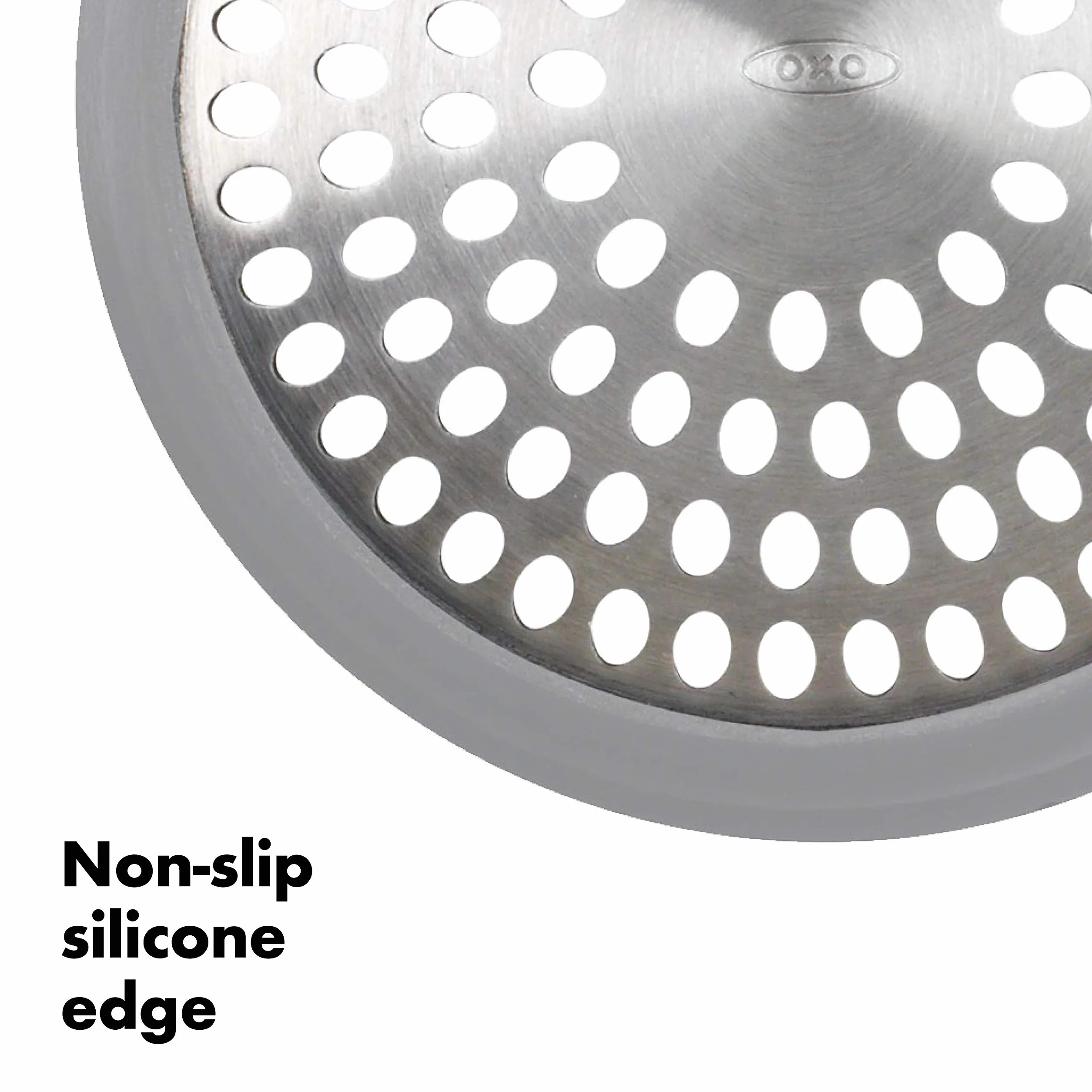 OXO Good Grips Sitko Odpływowe Do Wanny, Srebrne