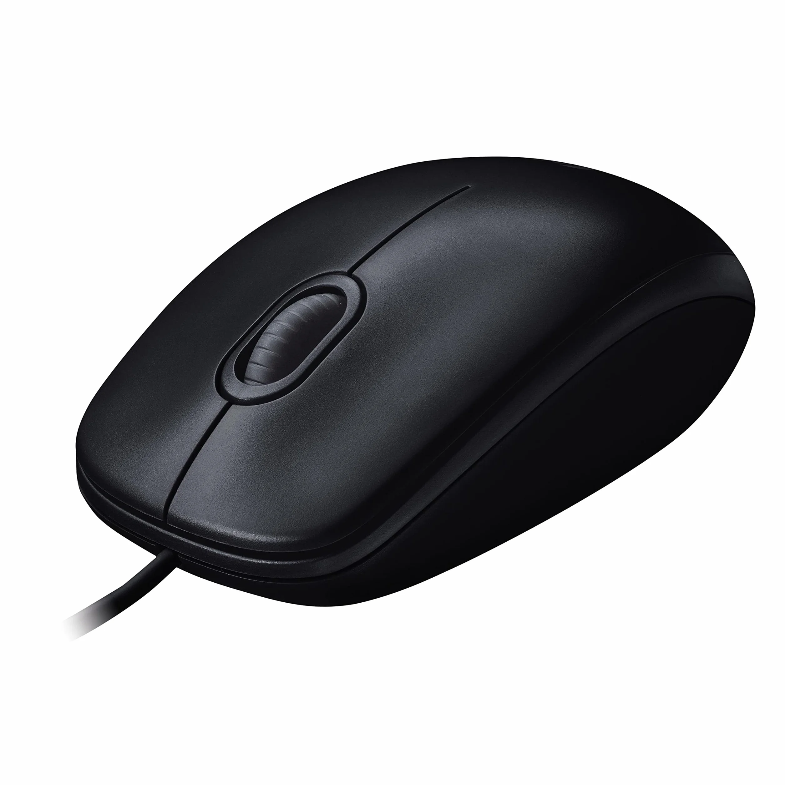 Logitech M90, Przewodowa mysz USB, śledzenie optyczne 1000 DPI, oburęczna, PC / Mac / laptop - Czarna
