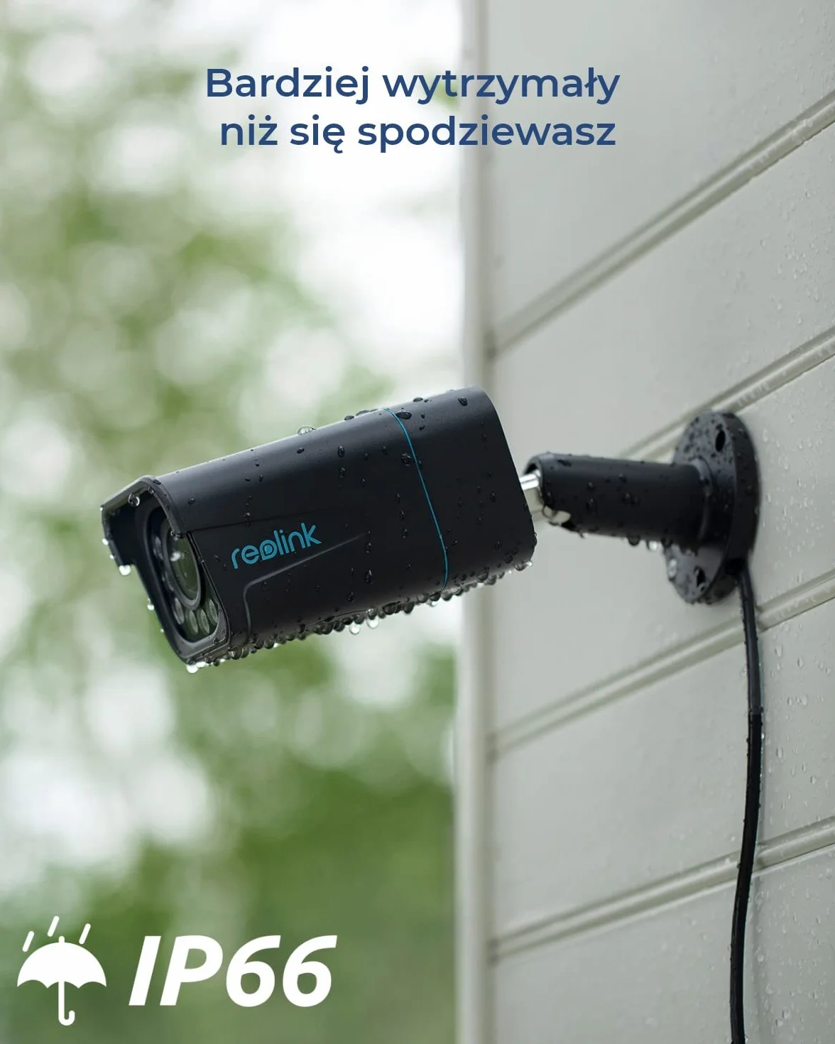 Reolink Kamera Bezpieczeństwa 4K PoE z Wykrywaniem Ludzi/Pojazdów, 5-Krotne Powiększenie, Kamera IP z Oświetleniem Punktowym, Kolorowe Alerty Ruchu, Gniazdo Kart microSD, RLC-811A Czarny