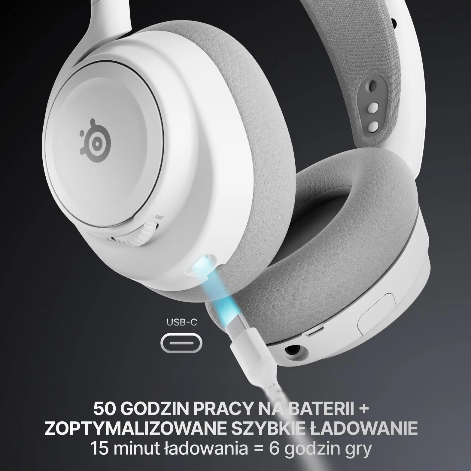 SteelSeries Arctis Nova 7X Wireless Gen 2 do gier -sterowanie aplikacją w czasie rzeczywistym - 50H + -przetworniki magnetyczne z magnesem neodymowym -miks 2,4 GHz/Bluetooth-Xbox,PS5,Switch 1/2,mobile