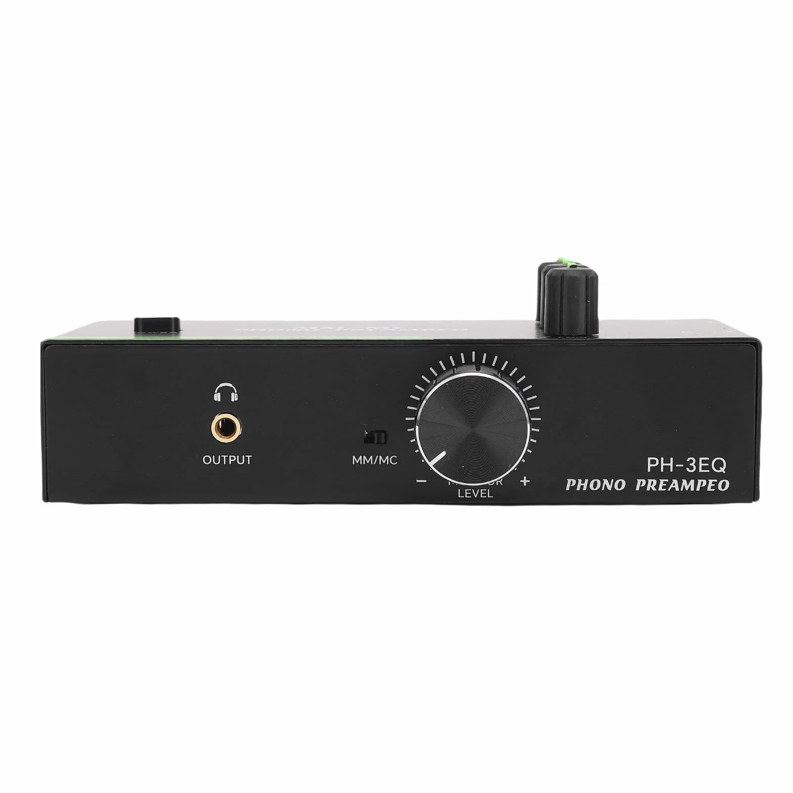 SUNGOOYUE Mm/MC Phono Preamp, Profesjonalny Przedwzmacniacz Mini Stereo Fonografu dla Gramofonu z 5 -pinowymi Wyjściem Wejściowym XLR 3,5 Mm Wyjście do Regulowanej (wtyczka UE)