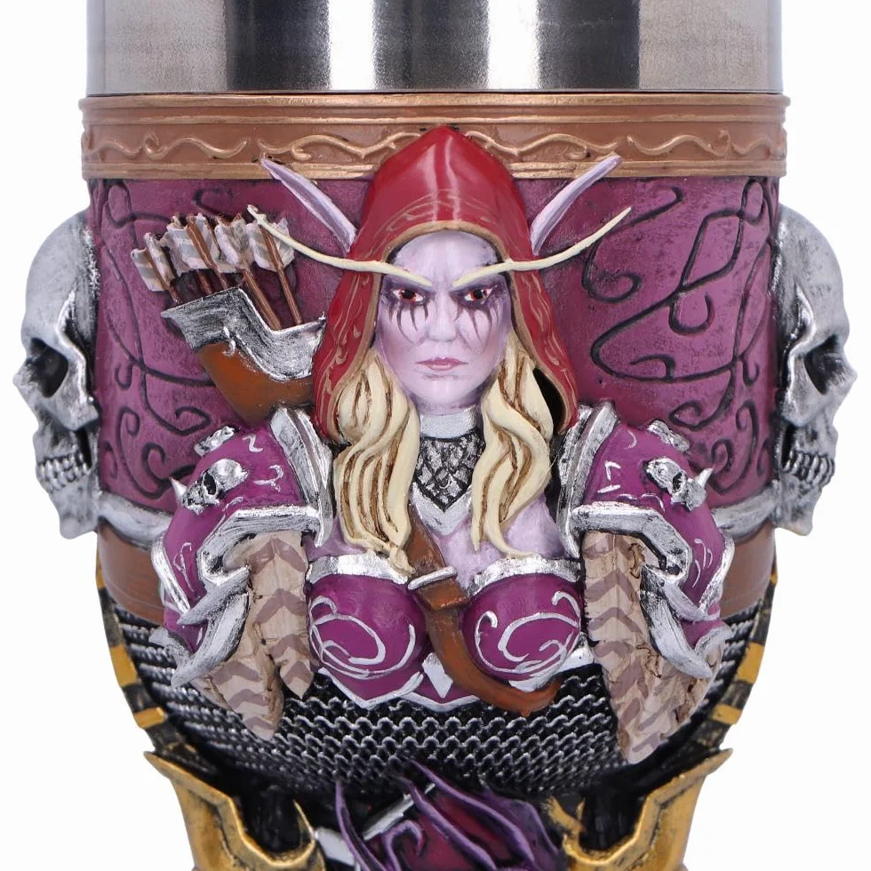 Nemesis Now World of Warcraft Sylvanas Kielich 19,5 cm Banshee Queen Oficjalnie Licencjonowane WoW Merchandise Okulary kolekcjonerskie