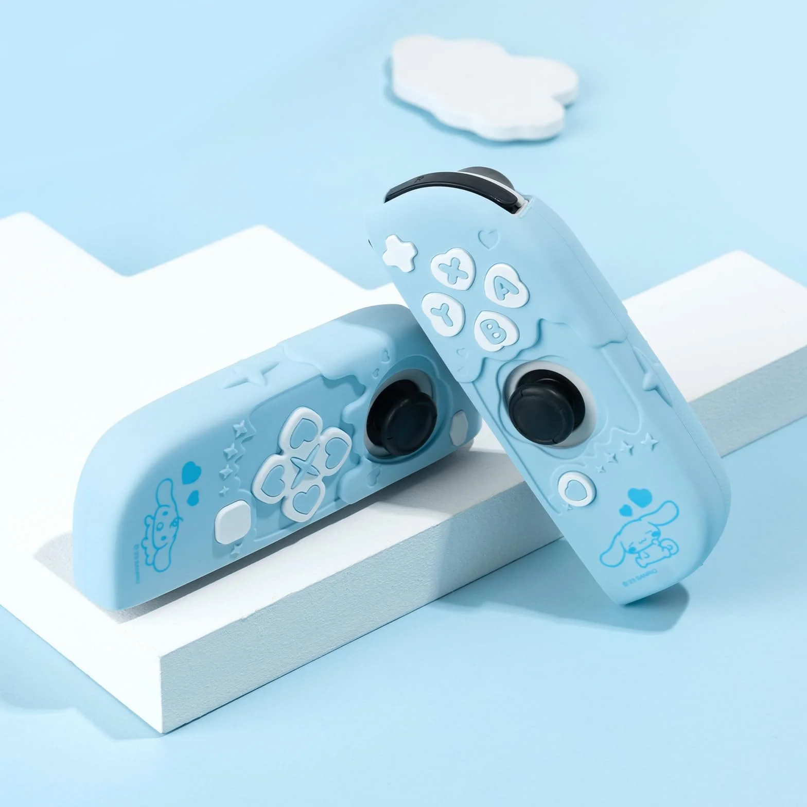 Kuitmor Etui ochronne do kontrolera Switch Joy Con, silikonowe odporne na zarysowania do Switch/OLED