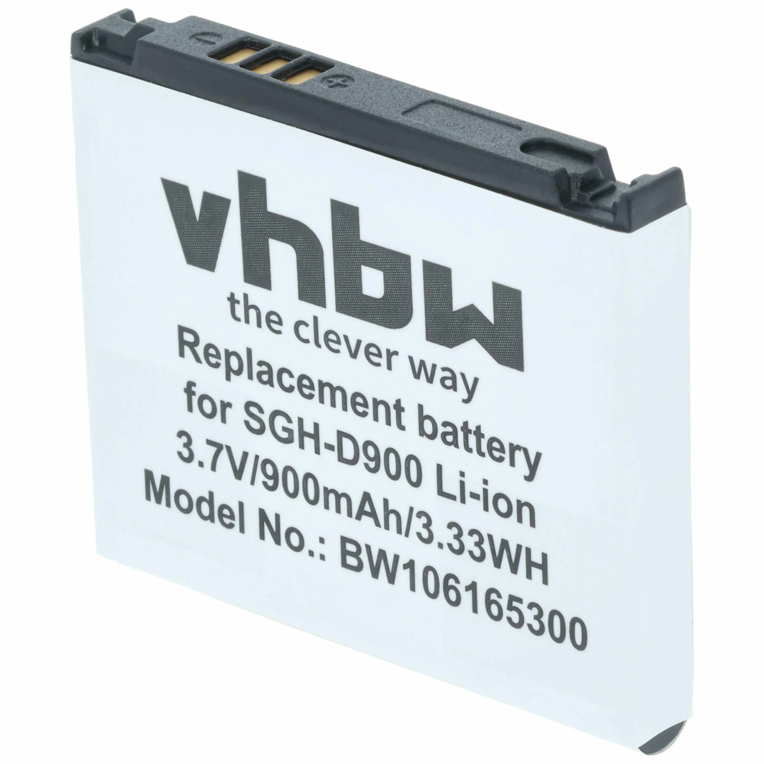 vhbw bateria nadaje się do SAMSUNG SGH-D900e SGH-D 900e telefon komórkowy smartfon zastąpiony Samsung AB503442CE, AB503442CU(600mAh, 3,7V, Li-Ion)