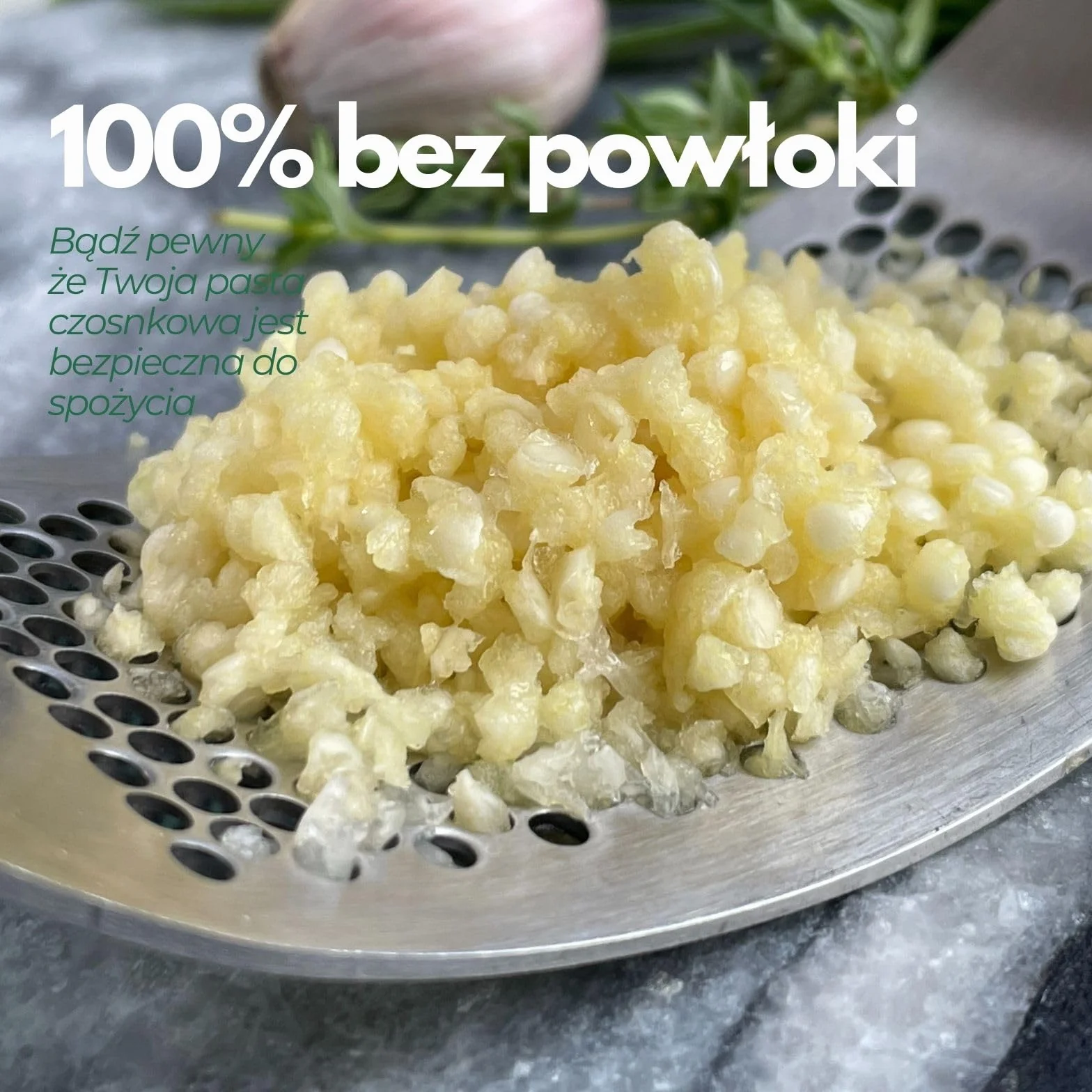 CLOVE Wyciskacz do czosnku ze stali nierdzewnej 18/8, antykorozyjny, do mycia w zmywarce, rozdrabniacz do pasty czosnkowej (S)