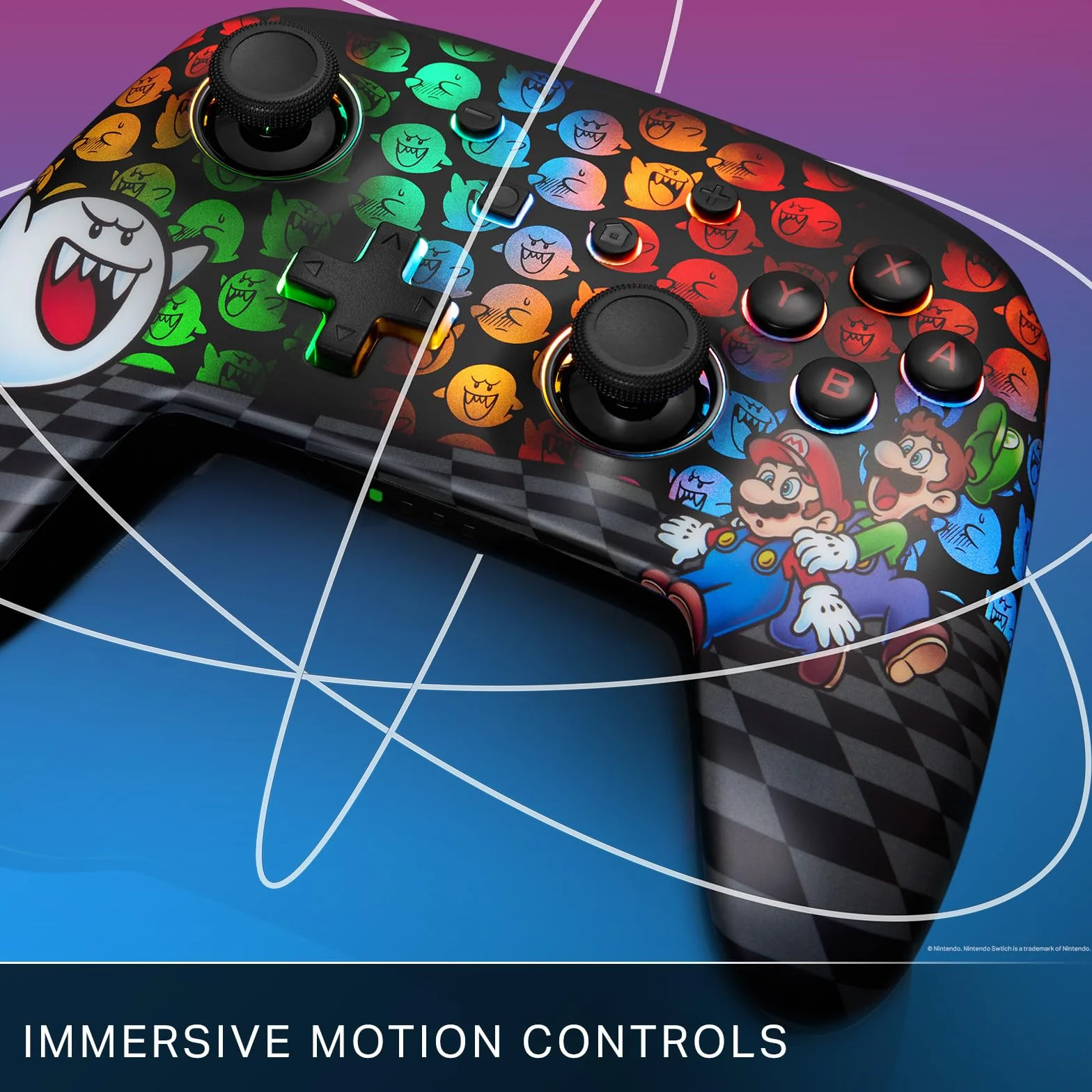 PowerA Enhanced Wireless Controller for Nintendo Switch Lumectra Peek-A-Boo
