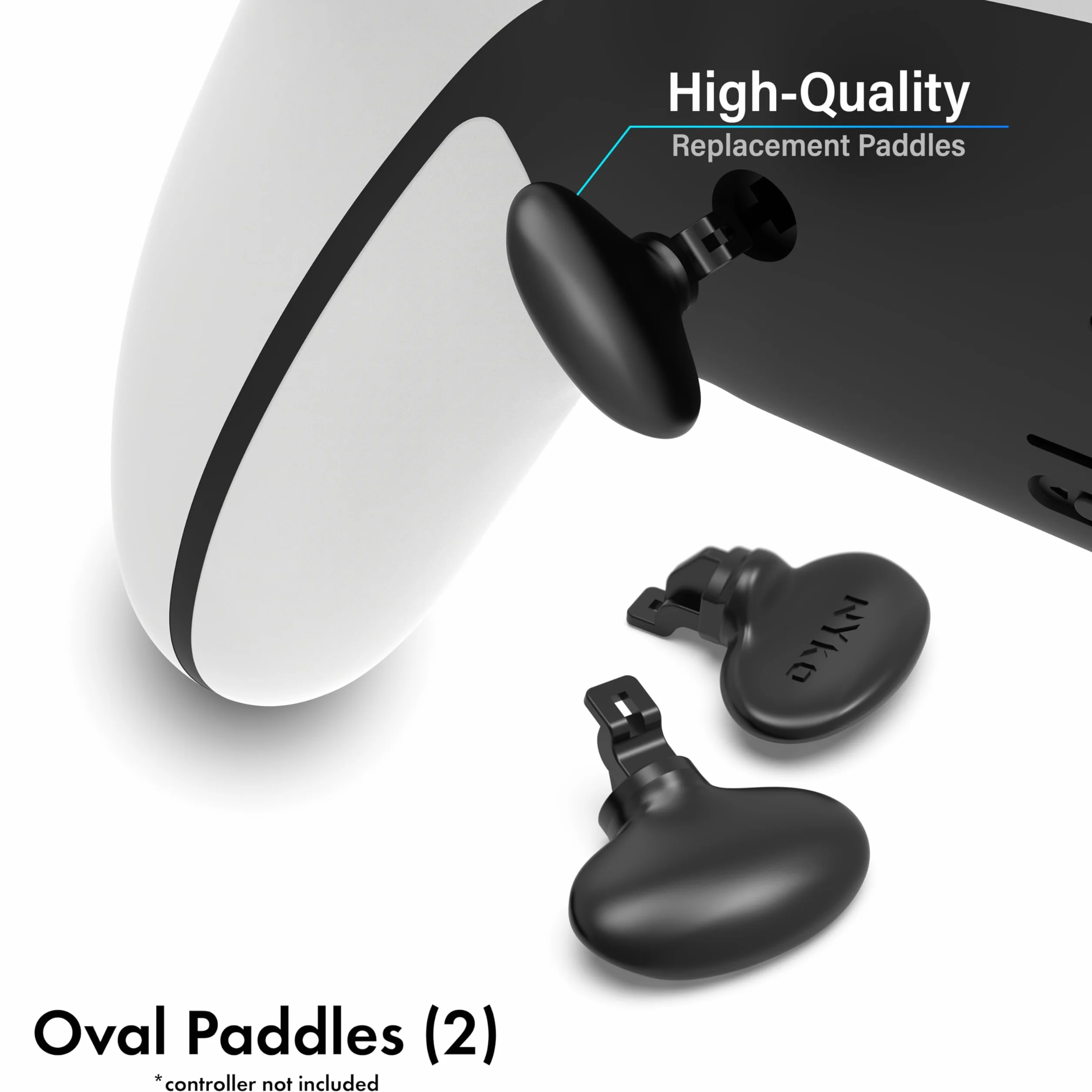 Nyko Edge Paddle metalowy zamiennik tylnego przycisku do kontrolera PS5 Dual Sense Edge 3 zestawy wymiennych wioseł etui do przechowywania