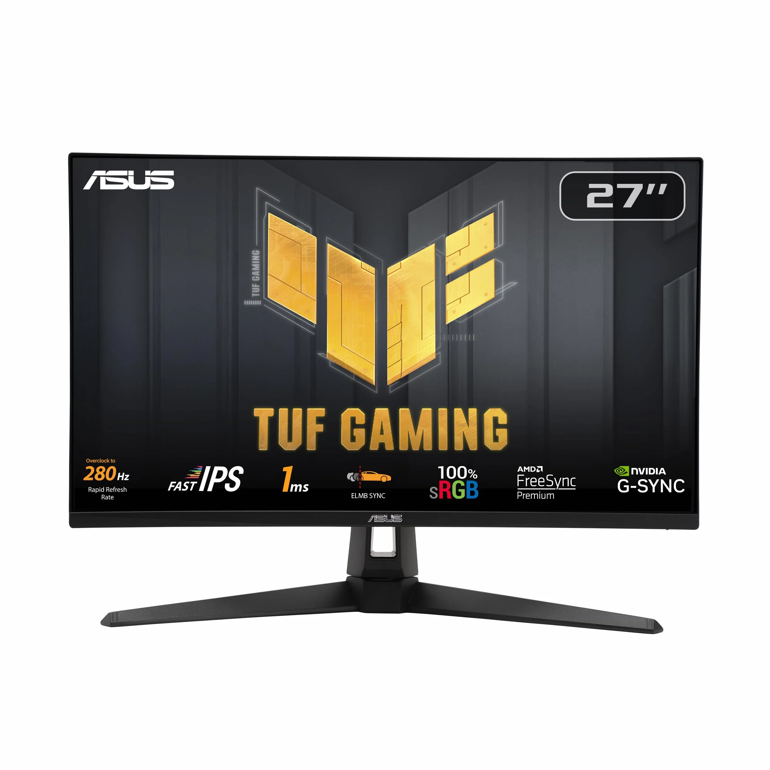 ASUS TUF Gaming VG279QM1A 27-calowy monitor Full HD 280 Hz 1 ms GtG Fast-IPS HDR10 G-Sync FreeSync