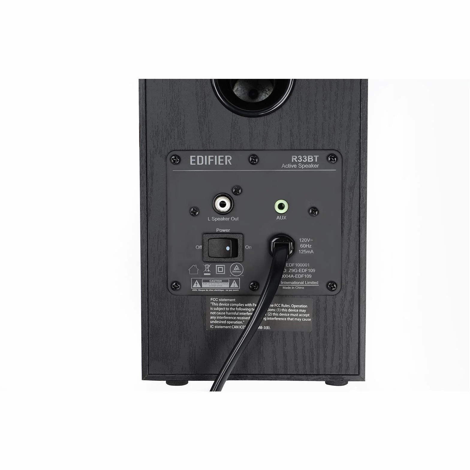 Edifier R33BT Aktywne głośniki komputerowe Bluetooth - Głośniki półkowe 2.0 - Zasilany monitor studyjny, czarny - para