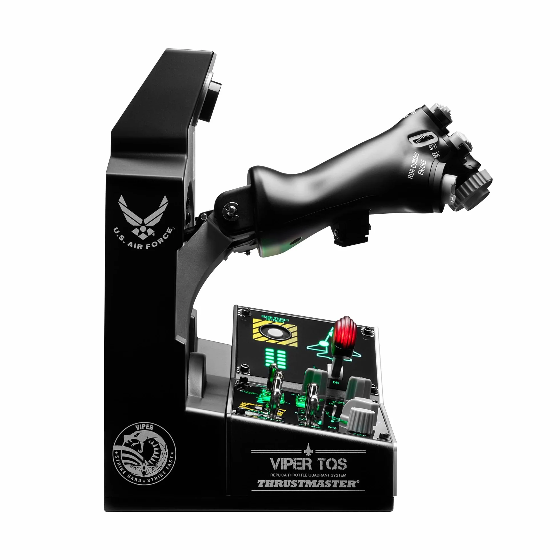 Thrustmaster Viper TQS Mission Pack dla PC, Metalowy Blok Przepustnicy, w Zestawie Przepustnica i Pulpit Sterowniczy, Precyzja Dzięki Efektowi Halla, 64 Przyciski Czynności, 6 Osi