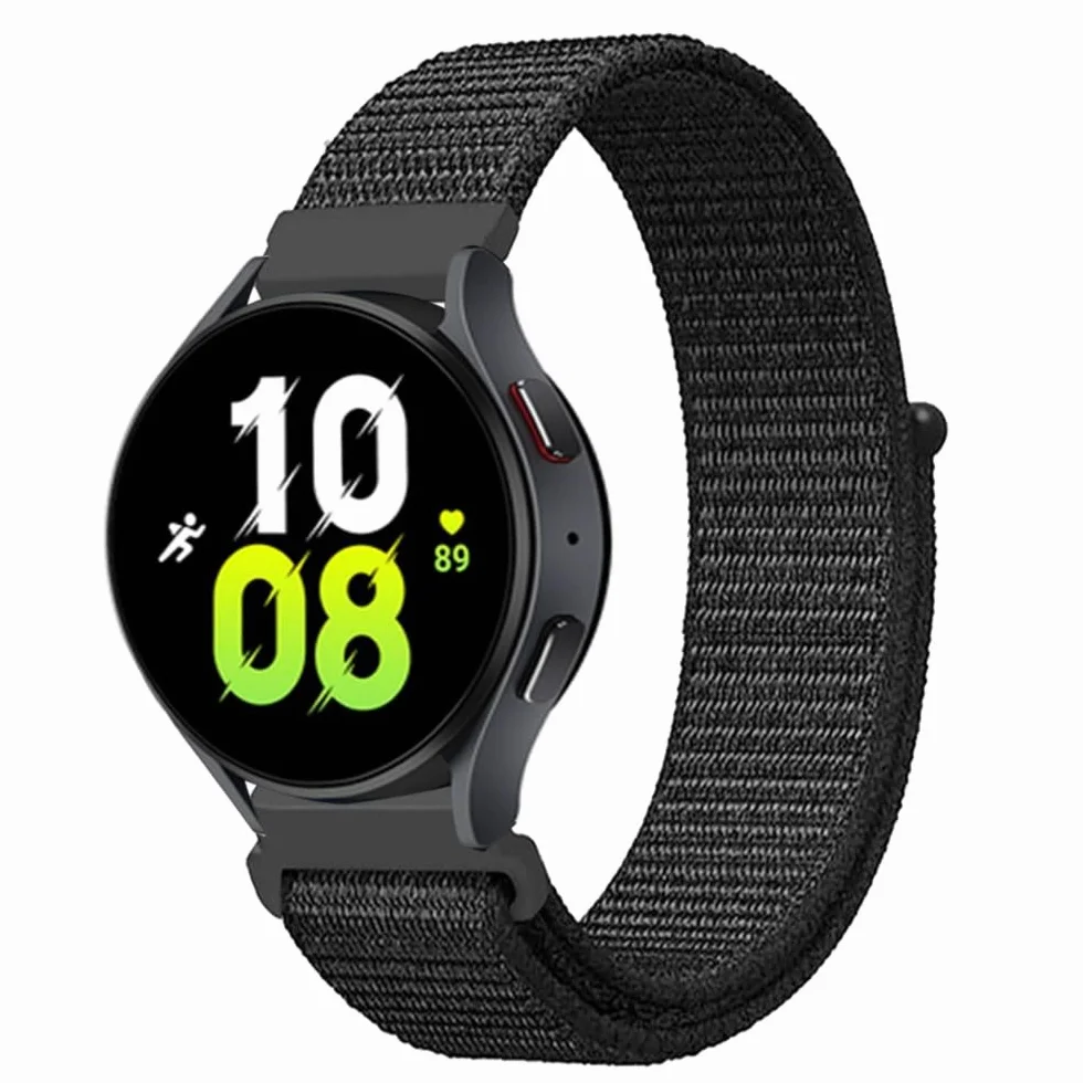 Pasek do zegarka Garmin Forerunner 165/168/158/245/645/55/Vivoactive 6/5/3 Music/Approach S50/S42/S40/S12, regulowany pasek do zegarka, miękki nylonowy pasek do zegarka