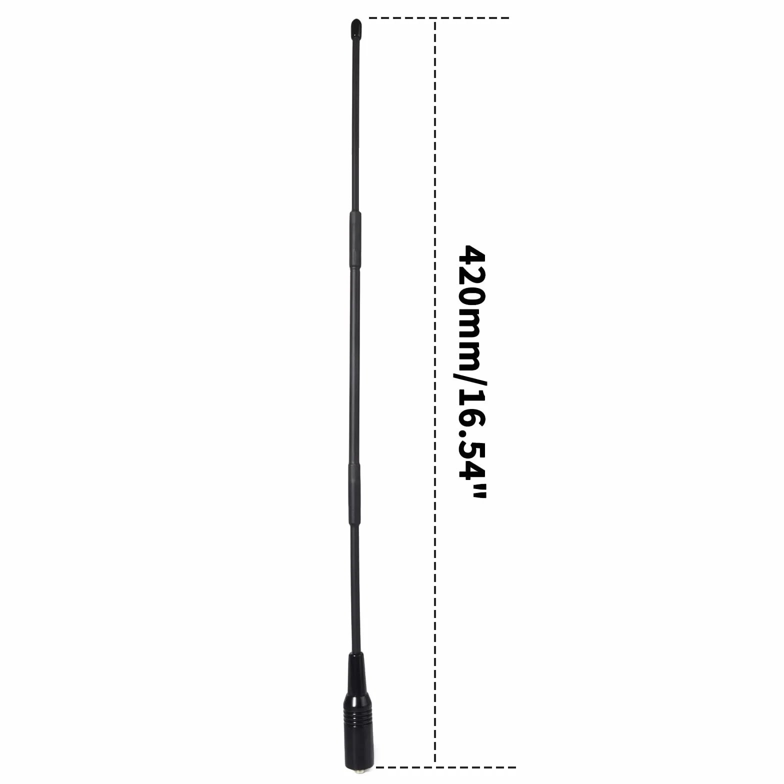 HYS Antena radiowa 27 MHz CB, kompatybilna z radtelem Quansheng UV-K5 UV-K6 TK-11 (5) 11(8), Sma-Female, antena kompatybilna z Radtel RT-880 RT880G RT-920, 42 cm