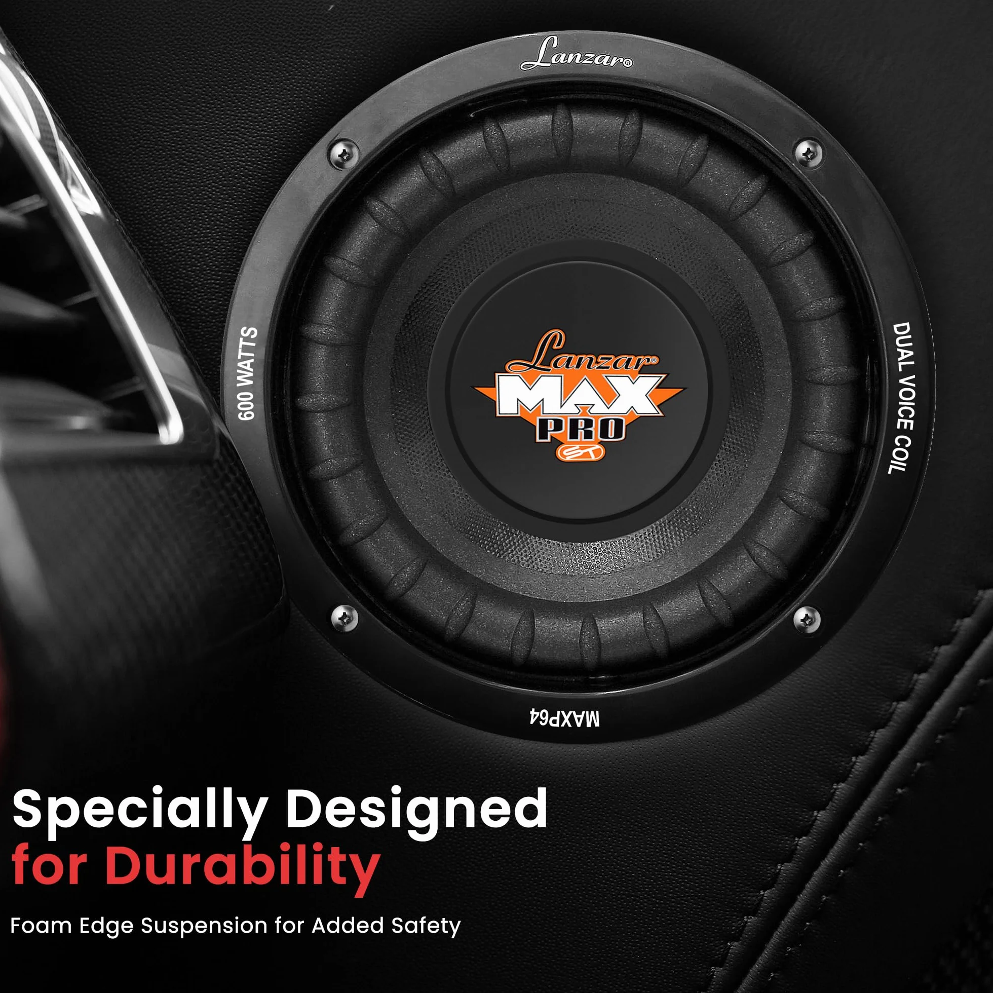 Pyle Max Pro Subwoofer Samochodowy, Czarny, 6,5"