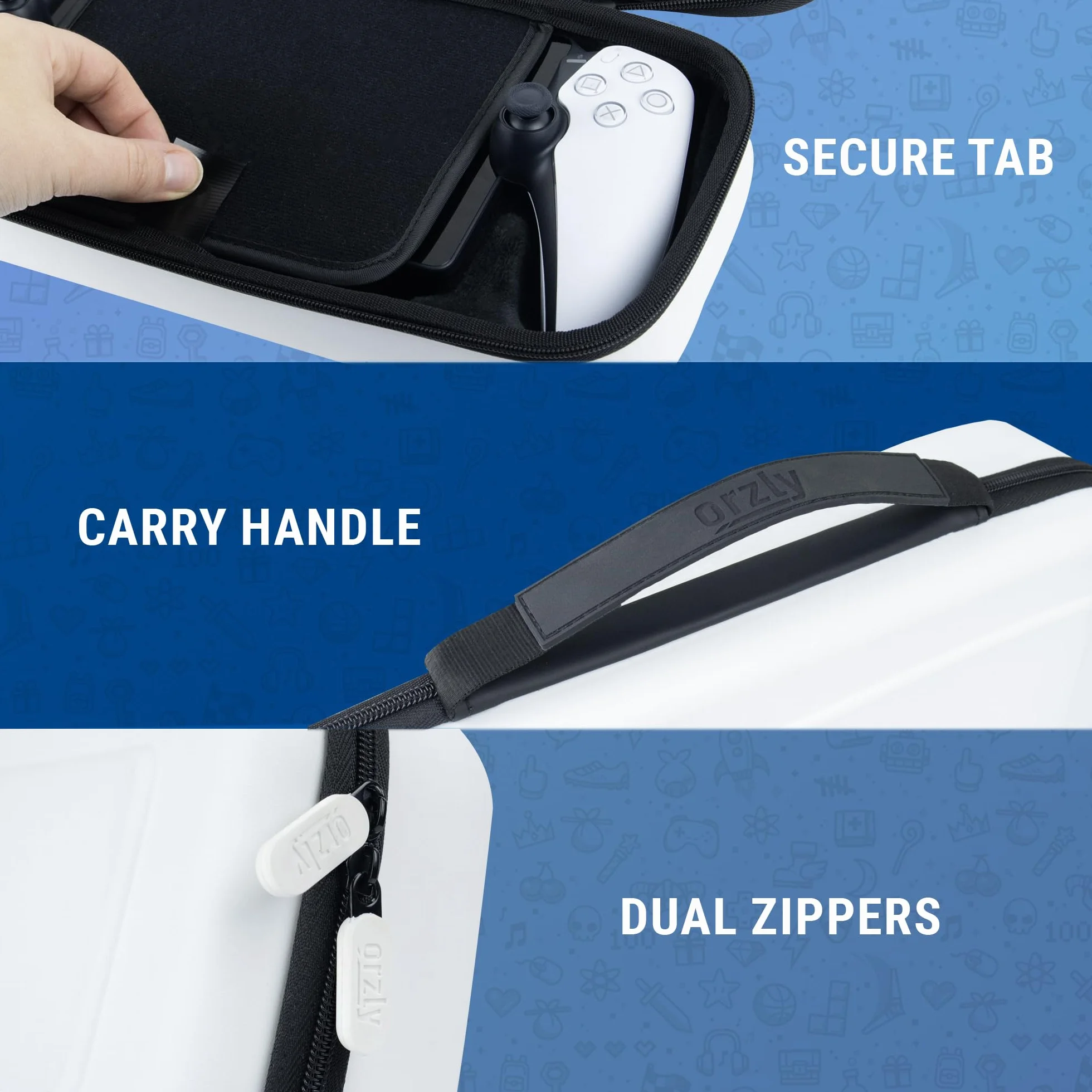 Etui do przenoszenia przeznaczone do odtwarzacza zdalnego Playstation Portal na konsolę PS5, akcesoria do przechowywania i zapewnia ochronę w podróży i przechowywaniu, ładowarkę zestawu słuchawkowego