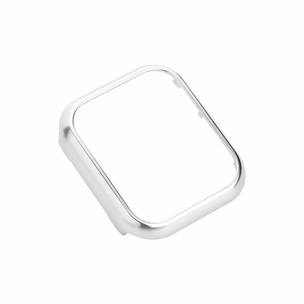 Etui ochronne do iWatch Series 6, 40 mm, błyszczące, metalowe etui ze stali nierdzewnej, odporne na uderzenia, etui typu bumper, ultra cienkie, kompatybilne z Apple Watch 40 mm Series 4 / 5 6 SE