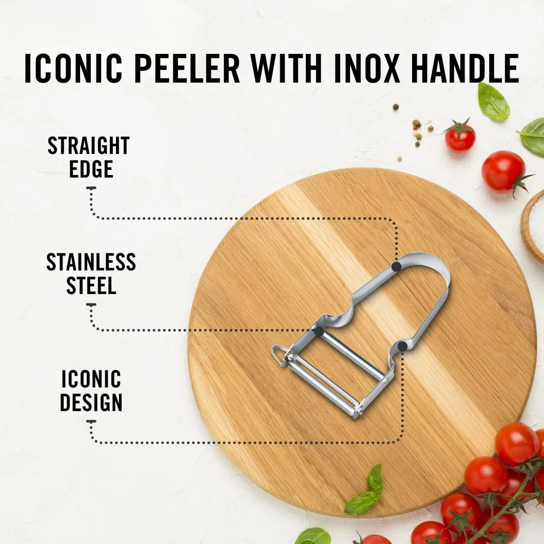 Victorinox STAR Sparschäler mit Inox-Griff, grau