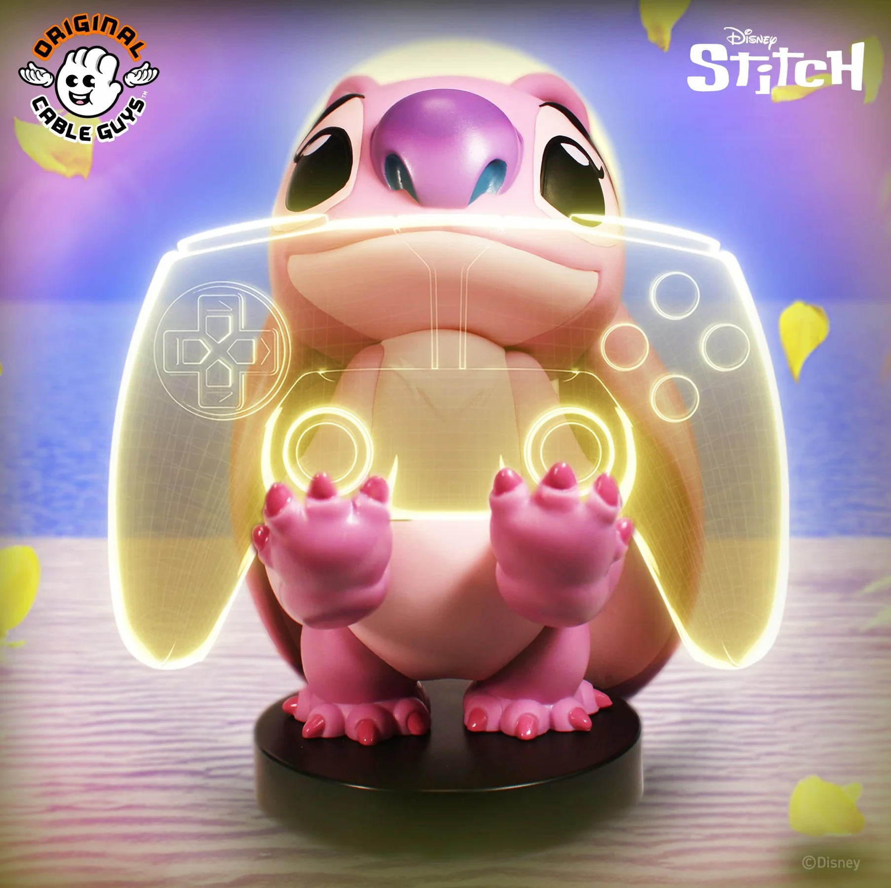 Cable Guys Disney Angel Stitch Gaming Accessories Holder & Phone Holder for Xbox, PlayStation, Nintendo Switch