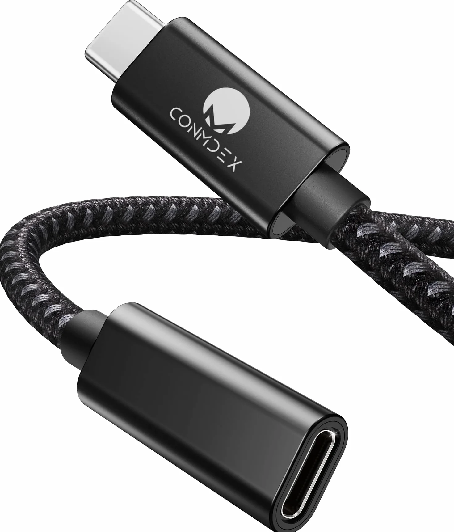 CONMDEX Kabel przedłużający USB C męski na żeński 5 GB USB 3.2 20 V 5 A 100 W 4K