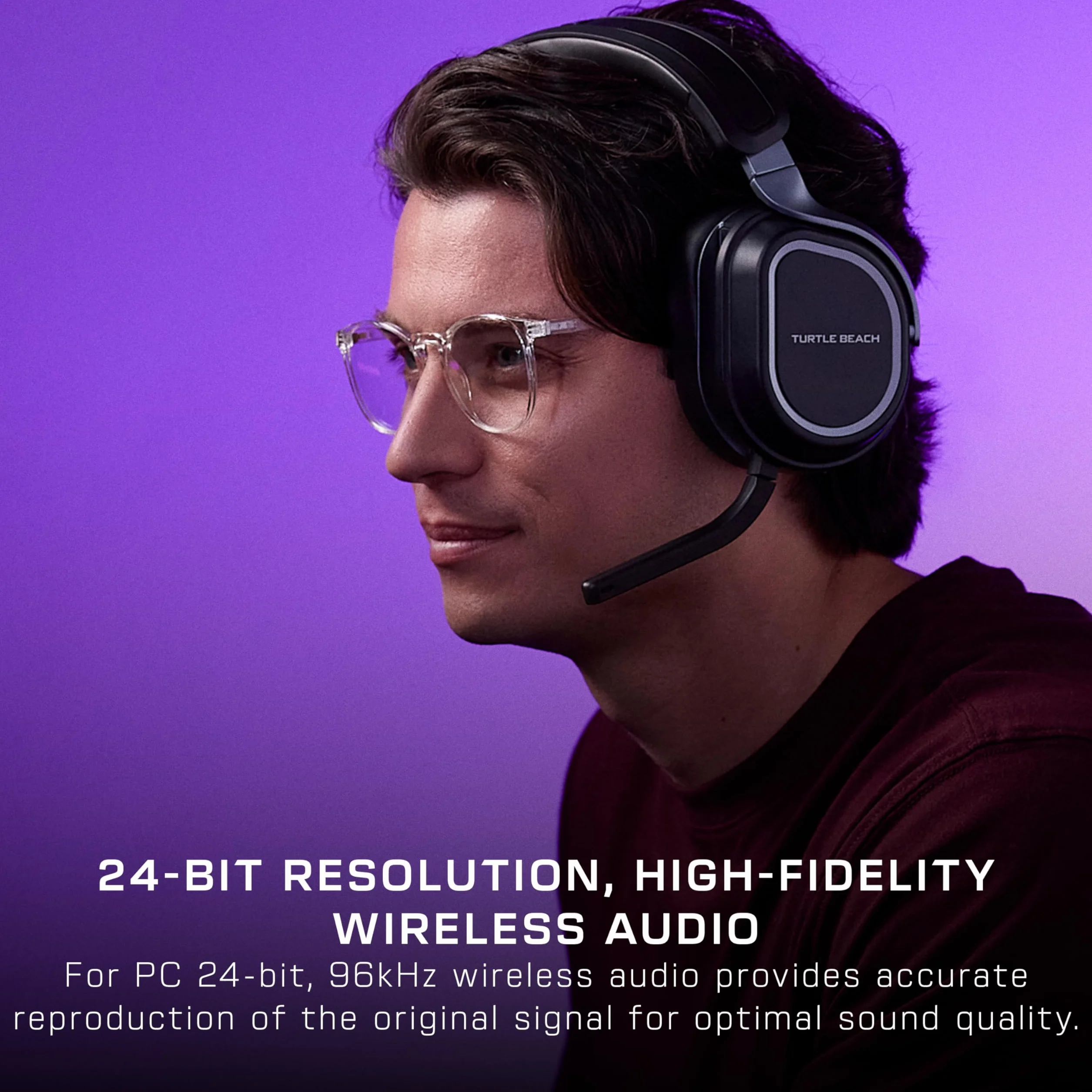 Turtle Beach Stealth 700 - Bezprzewodowe wieloplatformowe słuchawki gamingowe do PC, PS5, PS4 i urządzeń mobilnych - Czarny