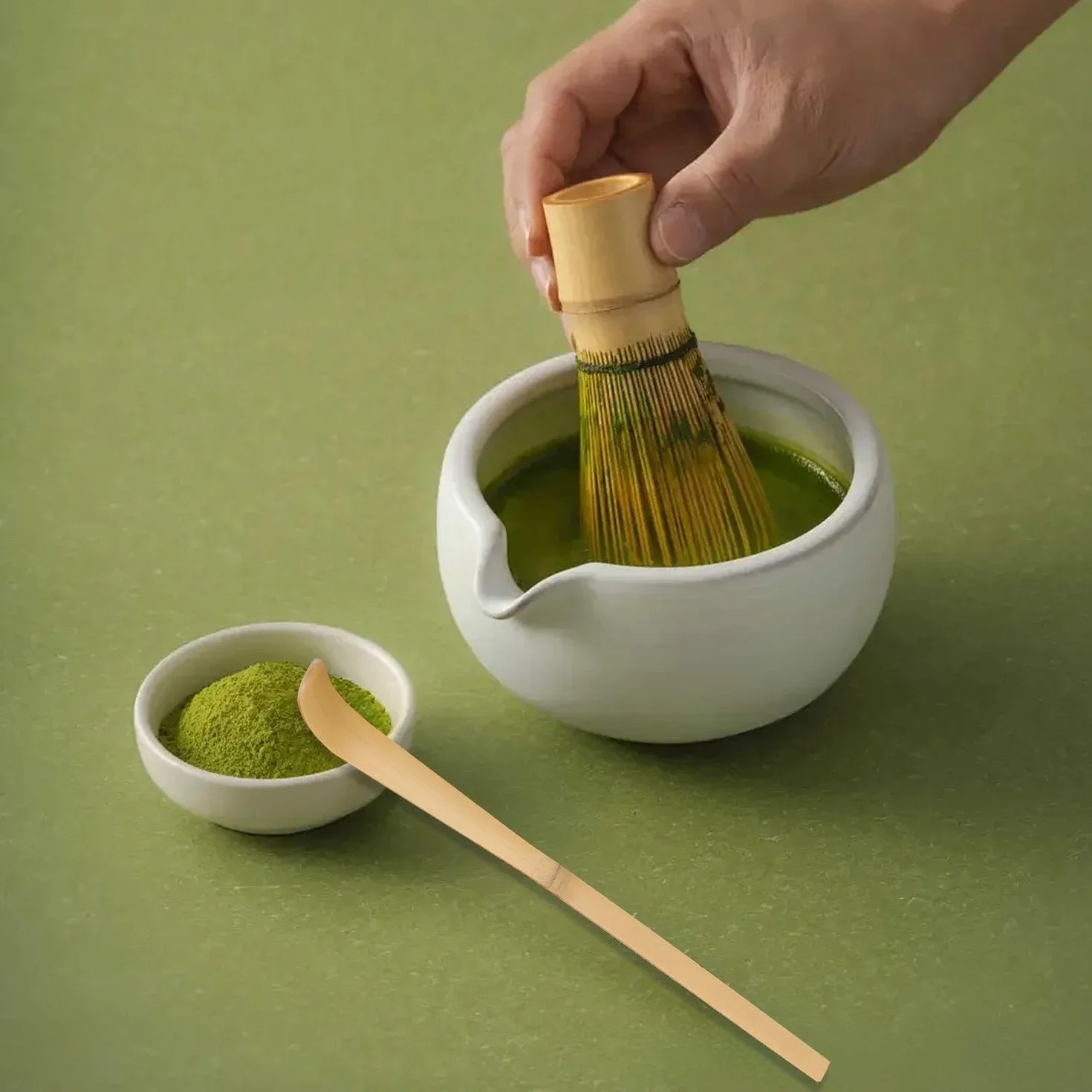 3 łyżeczki bambusowe do herbaty Matcha w stylu japońskim, akcesoria do picia herbaty łyżki, miksery do pudru, narzędzia matcha, bambusowe łyżki do picia herbaty.