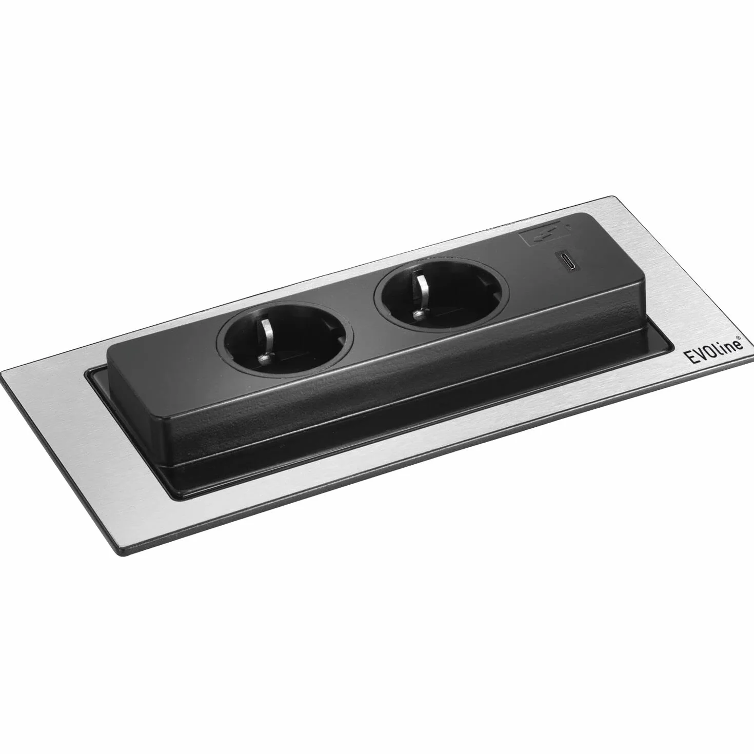 Evoline Evoline Backflip Ładowarka, Srebrny, USB C