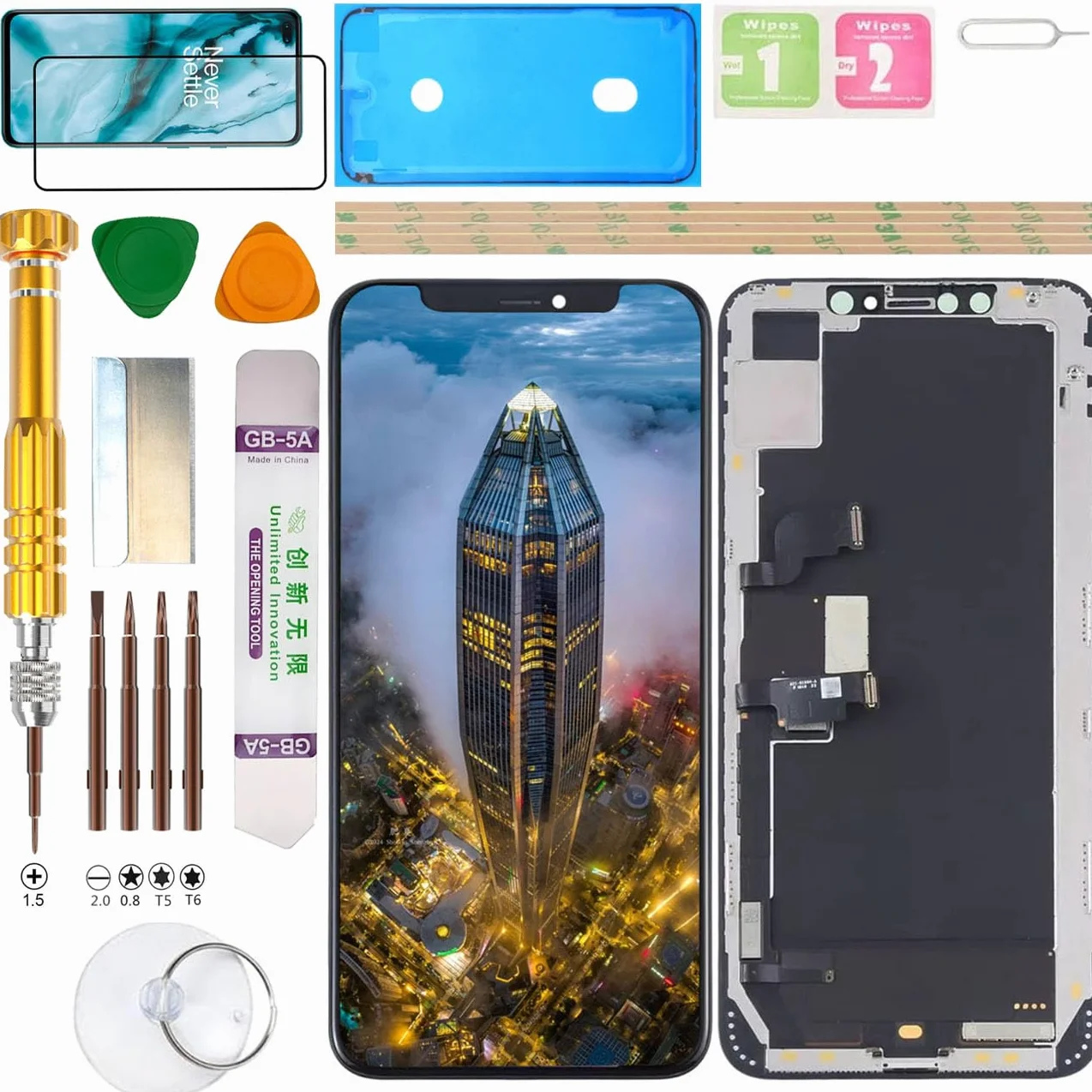 (Incell) Zespół wyświetlacza LCD do iPhone XS MAX A2101, A1921, A2102, A2104 zestaw do wymiany ekranu