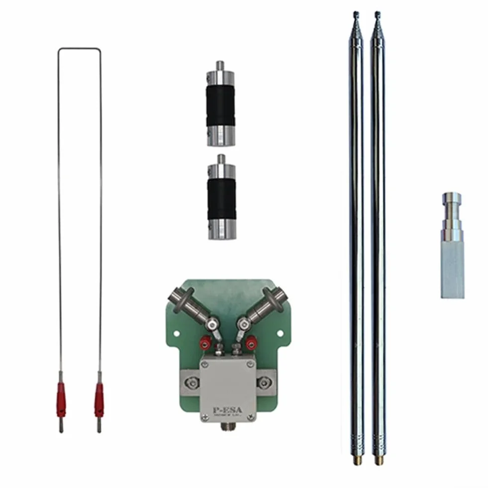 PESA DP200 Przenośna antena dipolowa, HF, krótkofalowa, 7, 54 MHz, szerokopasmowa 200 W, stal nierdzewna, wzmocnienie kierunkowe, niski poziom hałasu, do komunikacji na długim i krótkim zasięgu
