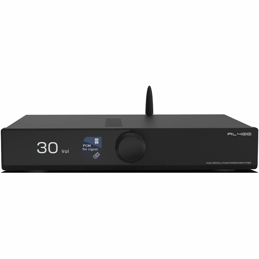 SMSL AL400 All-in-One Dekoder Hi-Fi, przedwzmacniacz, gramofon, wzmacniacz mocy TPA3255 amp i układ dac CS43141, Full MQA, MM i MC Cartridge HDMI (eARC), do telewizora, kina domowego, subwoofera