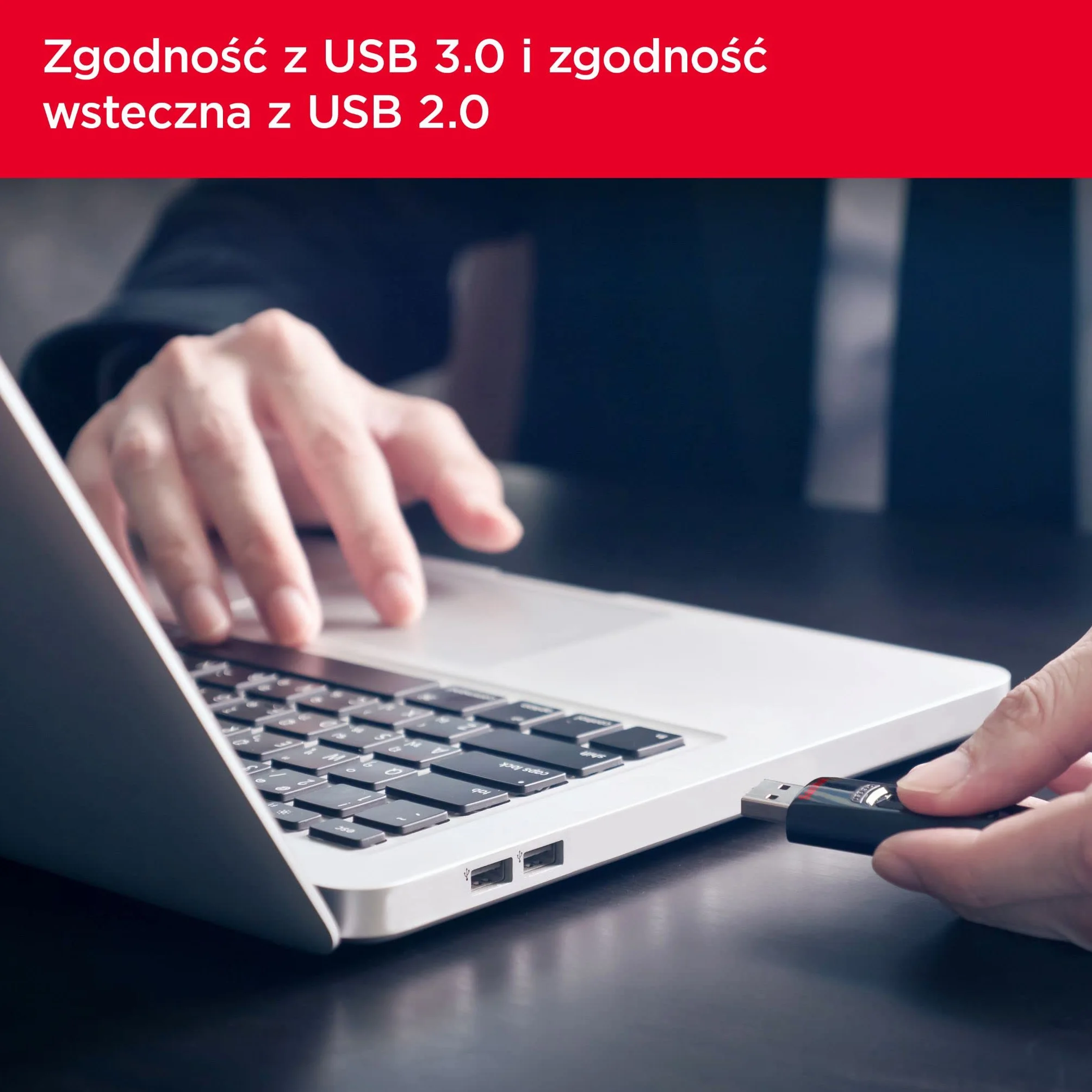 SanDisk 64GB Ultra USB Flash Drive USB 3.0 Up to 130 MB/s Read, Black, (Pack of 1)