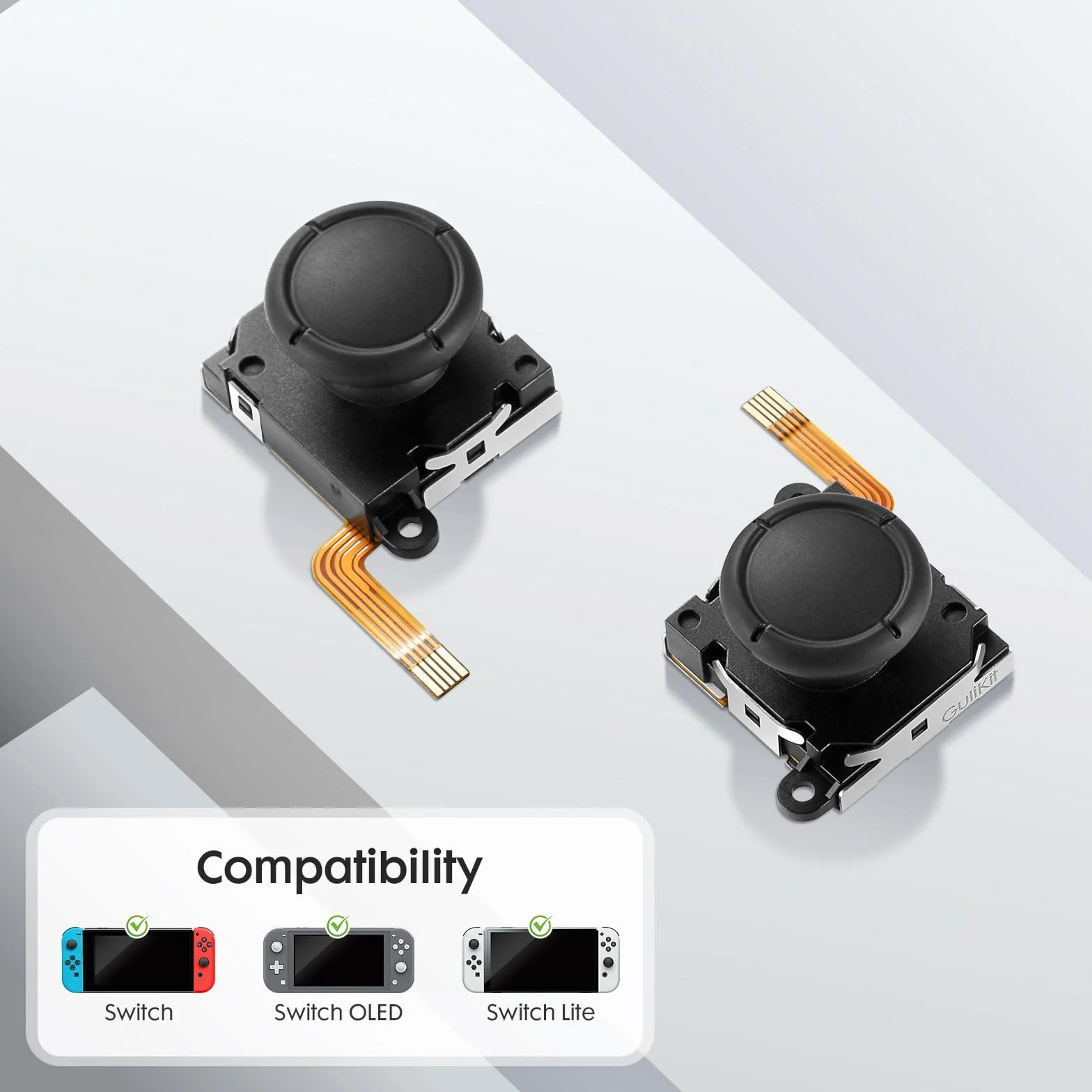 LONGYI GuliKit TMR Joysticks zamiennik JoyCon do Switch/Switch OLED/Switch Lite, lewy/prawy, 4 kolory