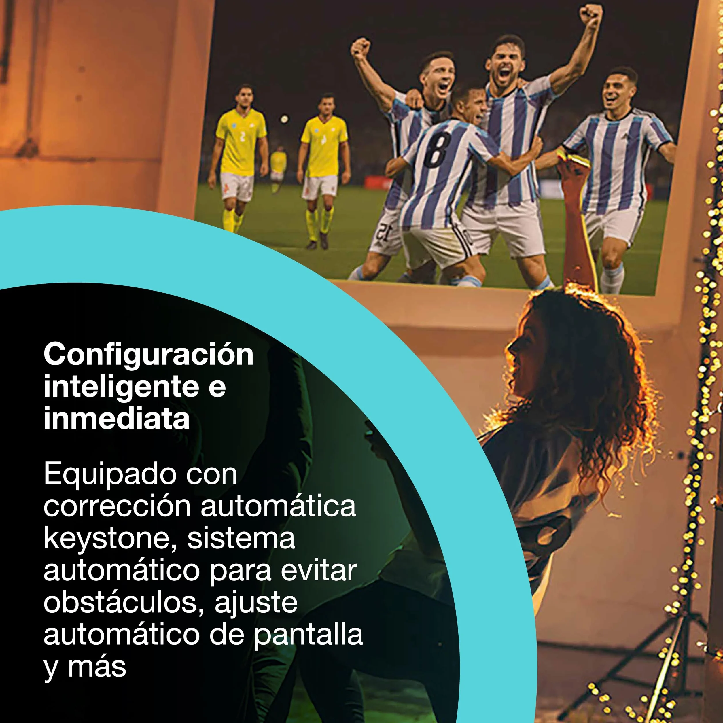 Epson Lifestudio Pop EF-62B czarny metaliczny przenośny inteligentny projektor, Sound by Bose, Google TV, 4K Pro-UHD, do użytku wewnątrz/na zewnątrz, 5 lat